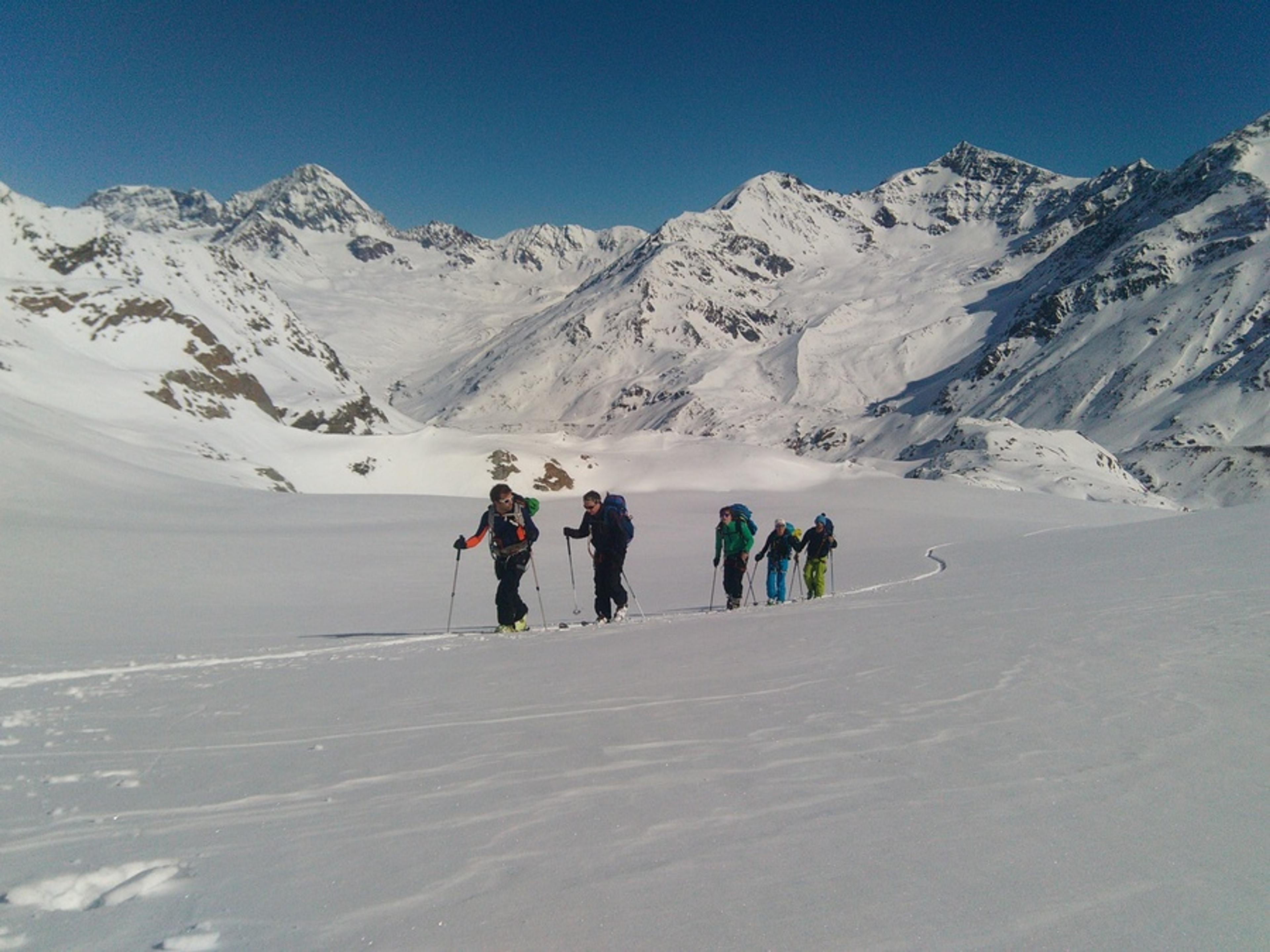 Sur le Glacier du Forni