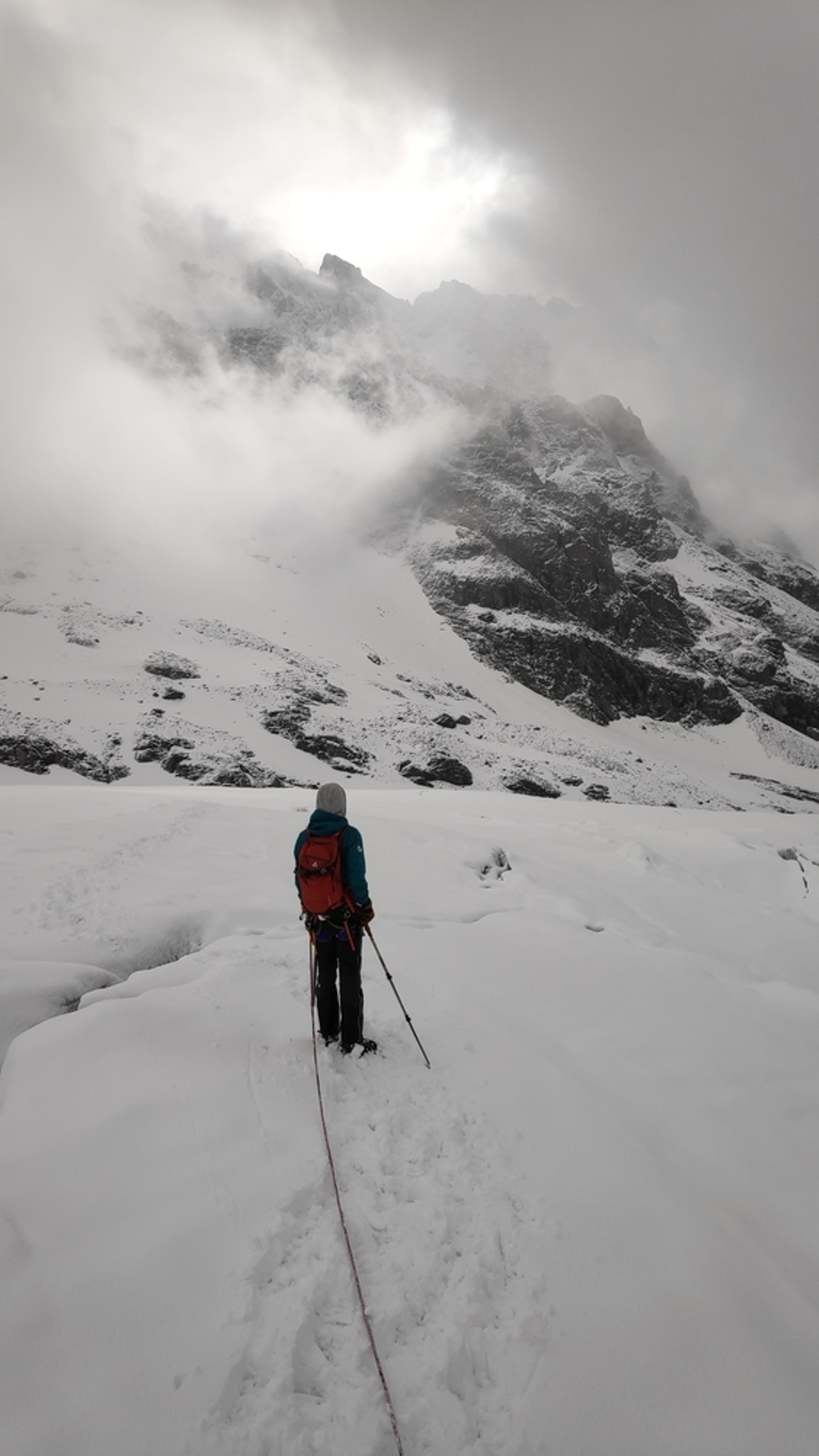Pic d'Arsine - Jeu de lumière sur le Glacier