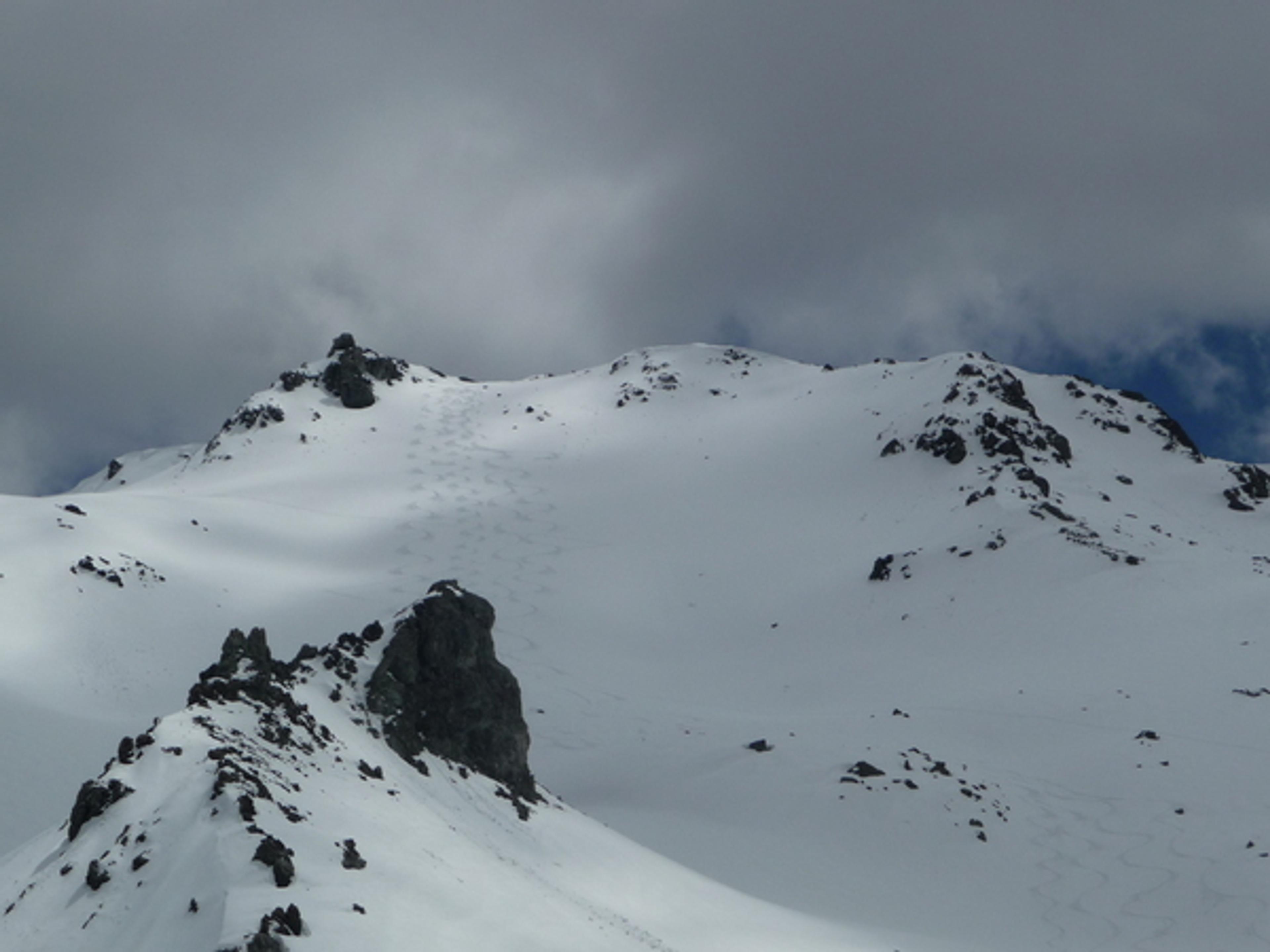 Sommet du Grand Vallon - Voilà le travail!