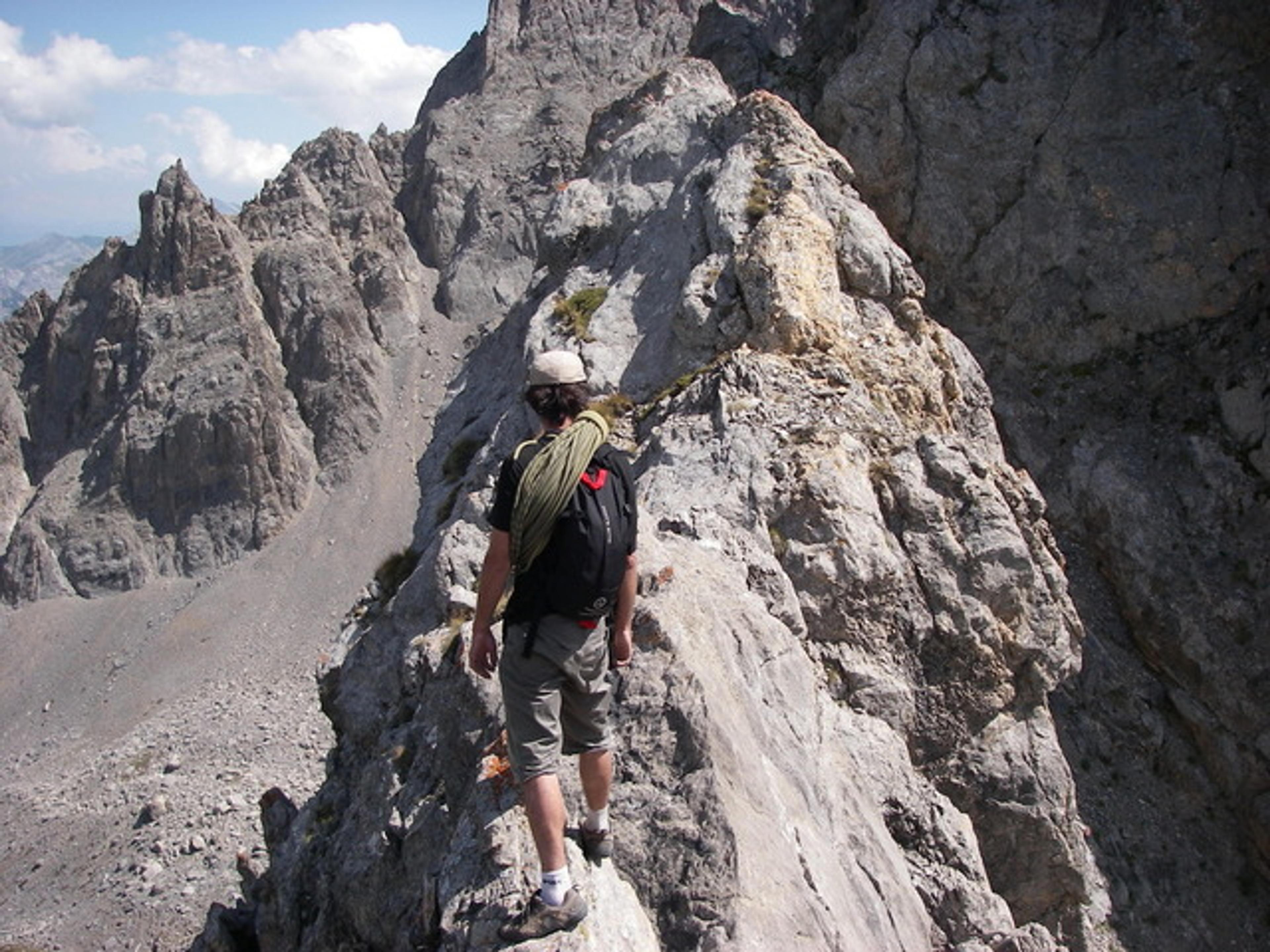 Crête du raisin - Sur l'arête