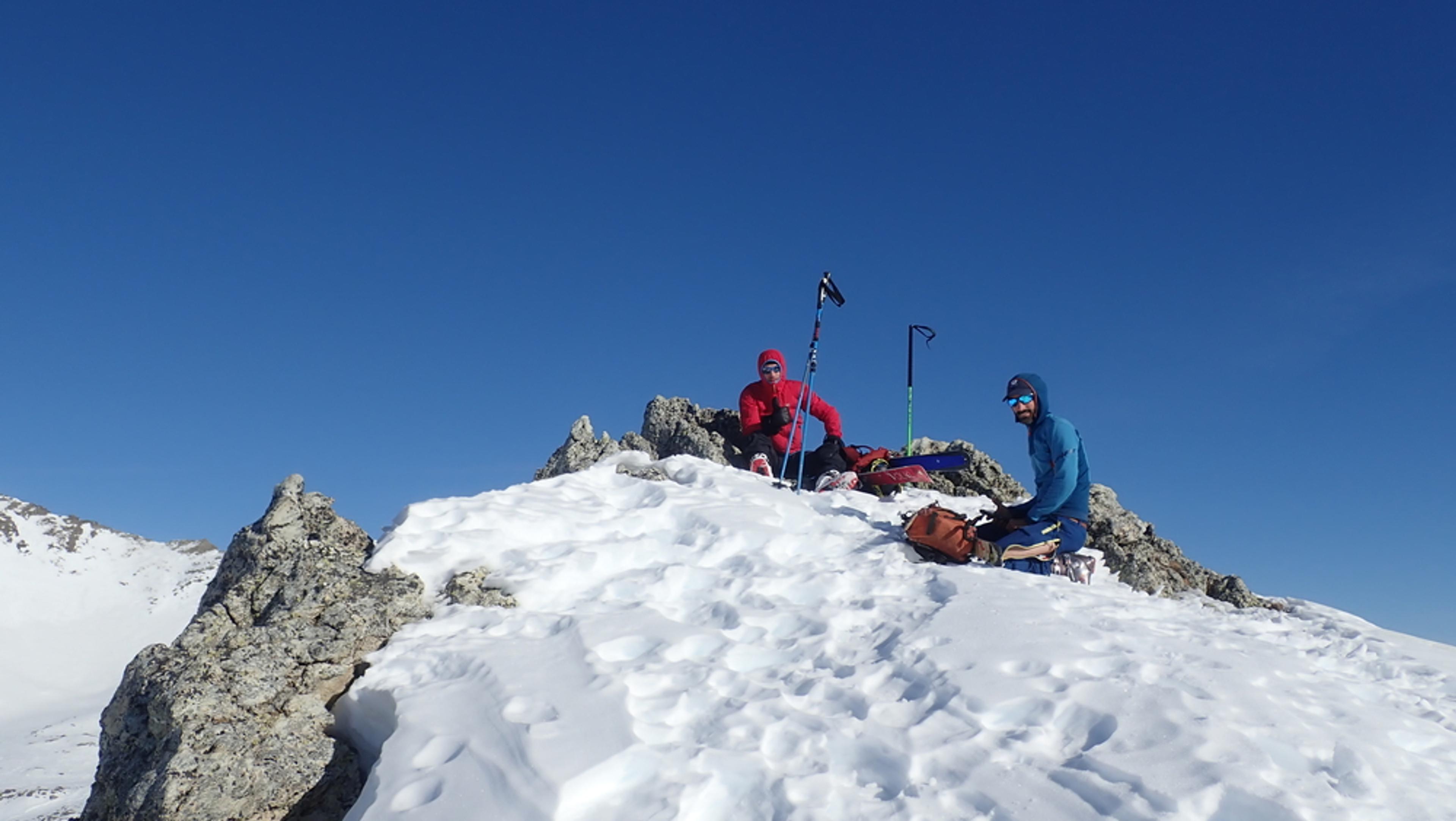 Raid ski – Montée Vigna – Au sommet