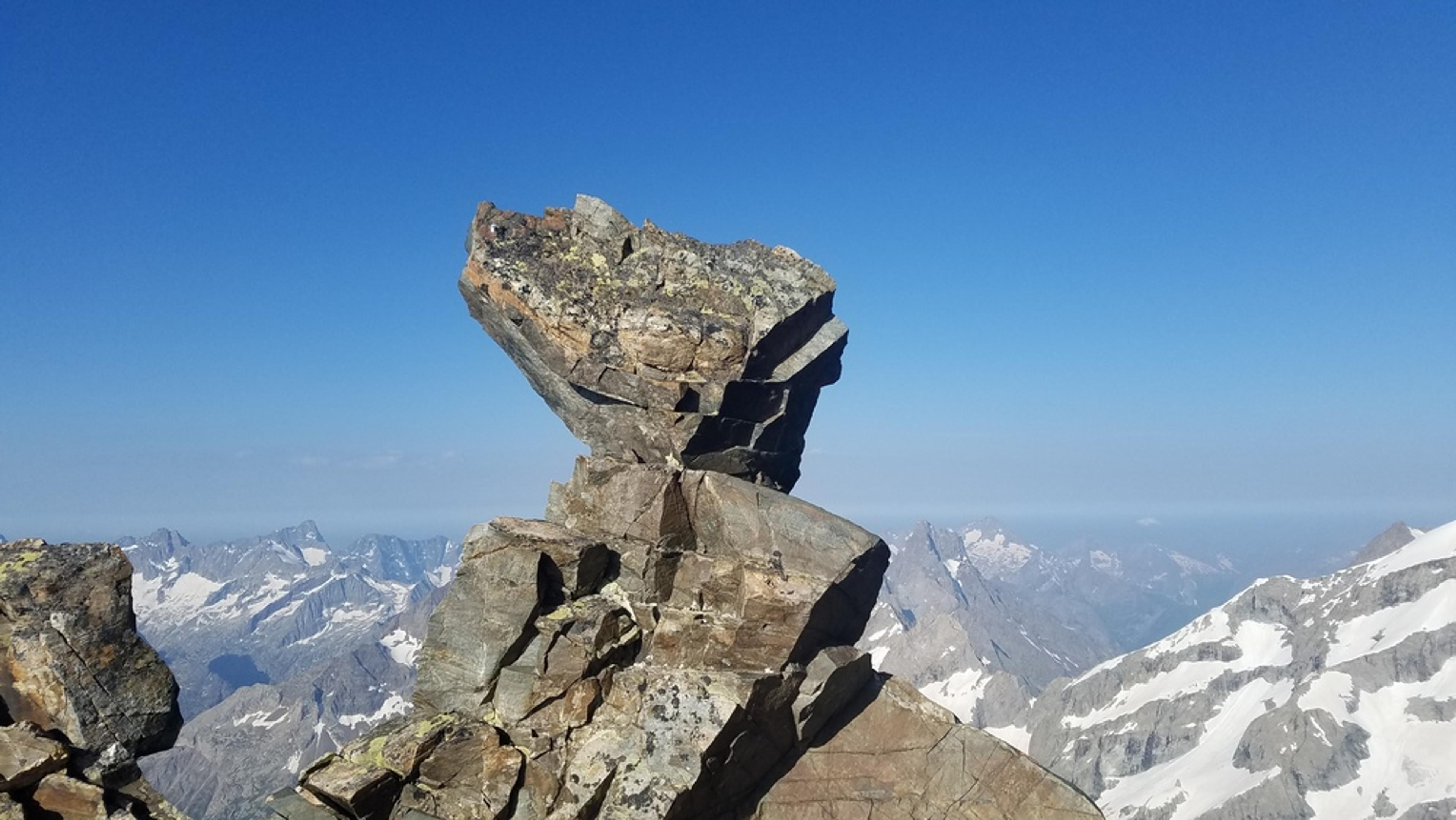 Traversée Pavé Meije Orientale - Statue