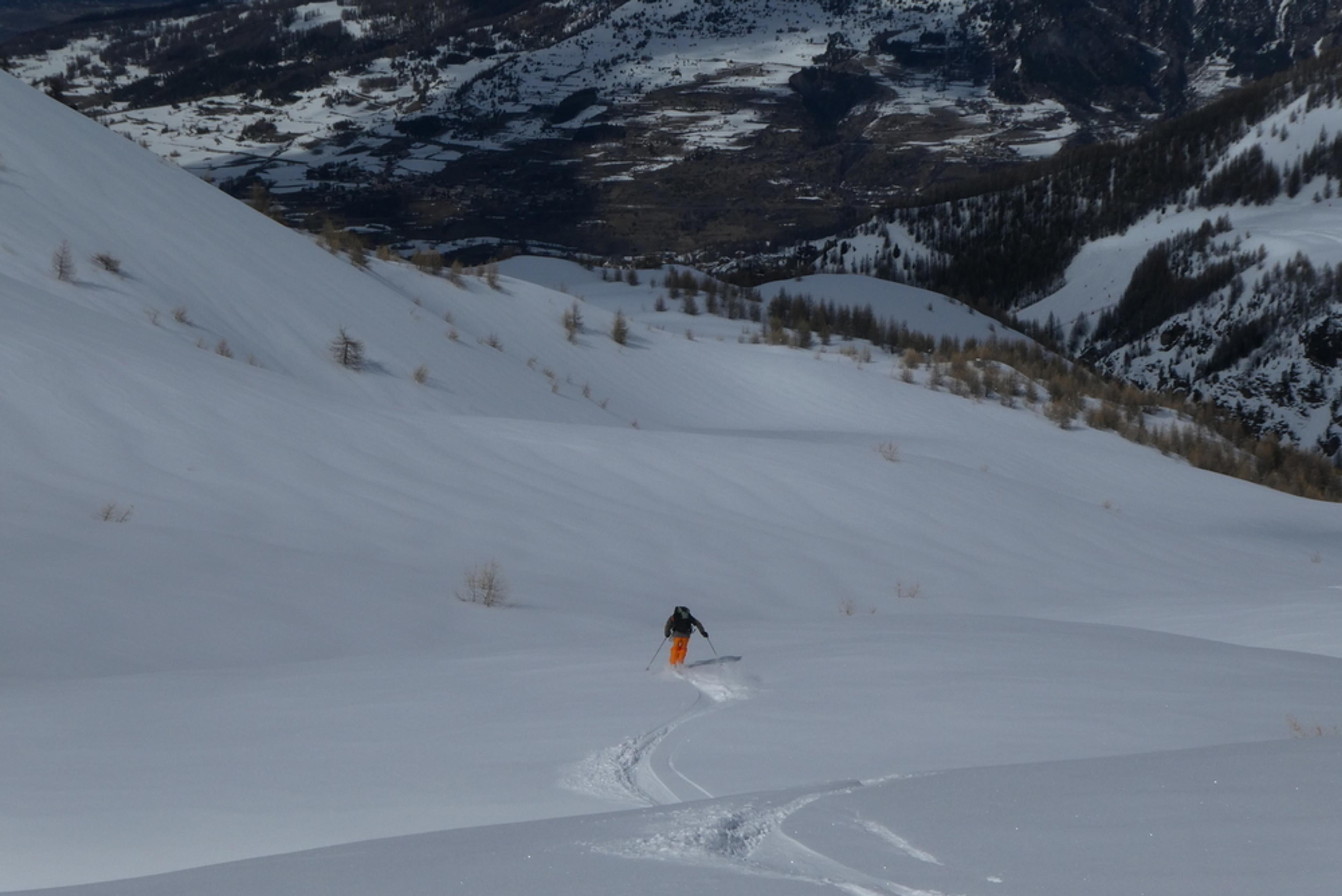 Ski randonnée les Orres - François n'en pleux plus!