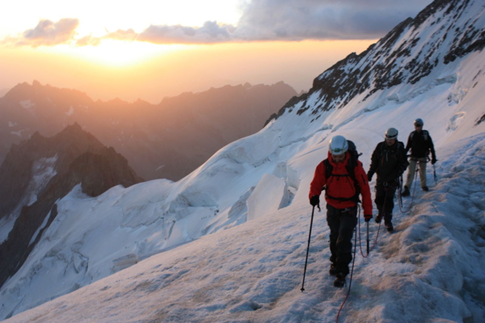Dôme des Ecrins - En arrivant au sommet