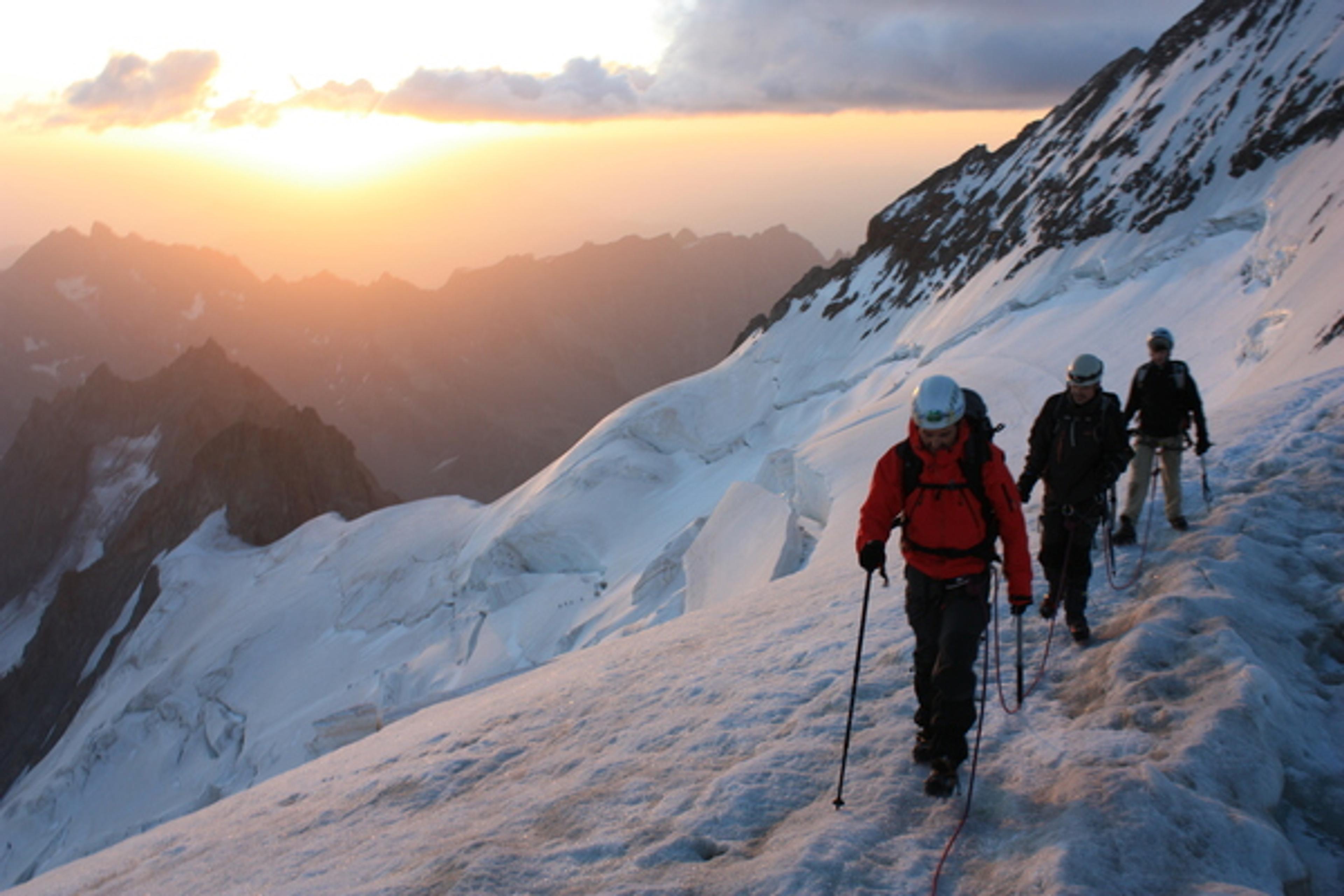 Dôme des Ecrins - En arrivant au sommet