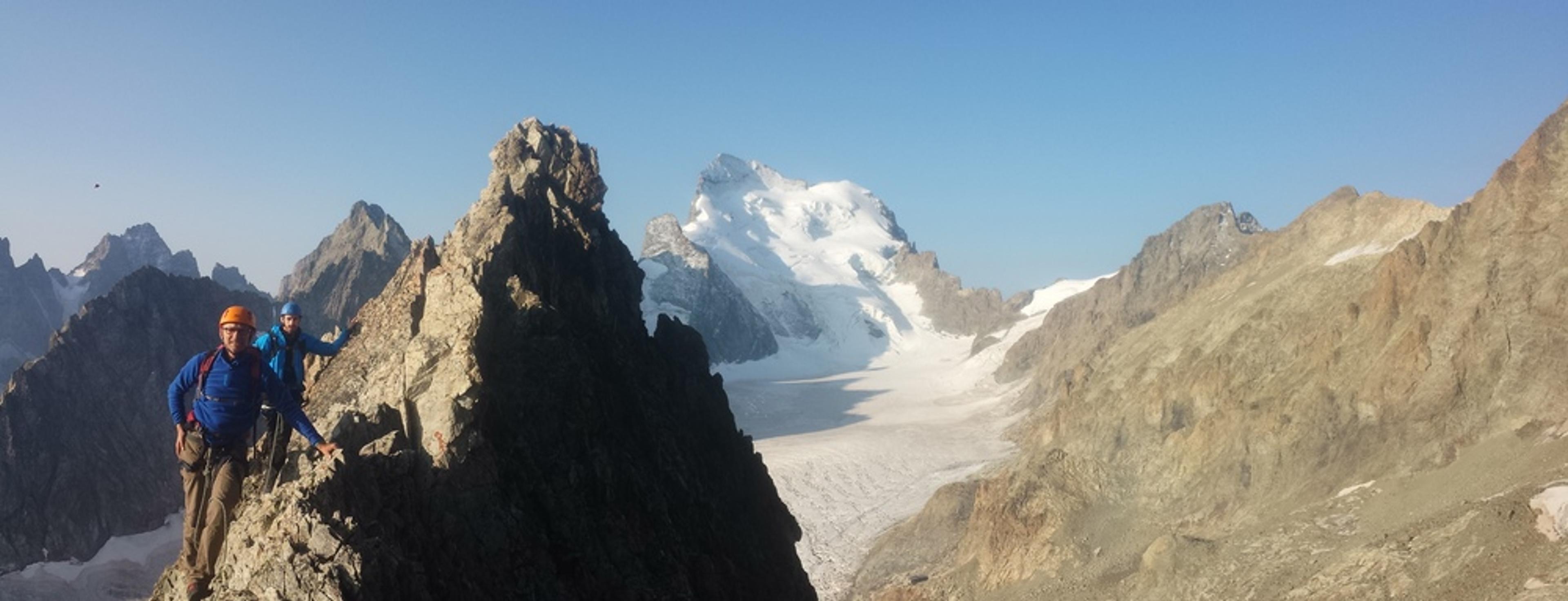 Stage initiation 5 jours- Arête sud Glacier Blanc - Panorama