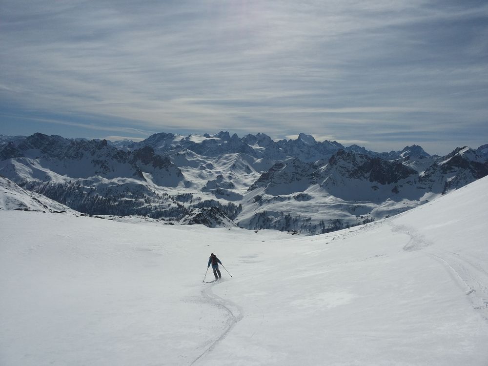 Raid à ski dans les Cerces