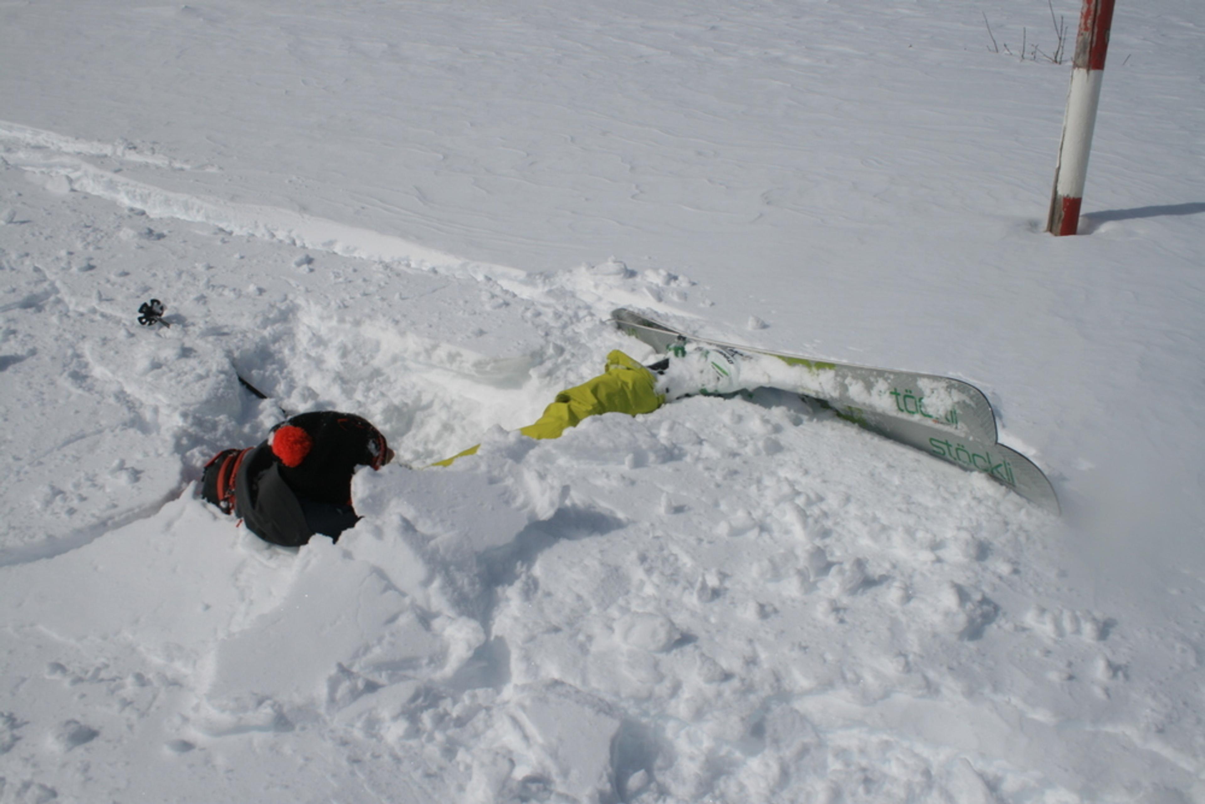 Ski de randonnée Pelvoux - Quelques changement de neige un peu fourbes!