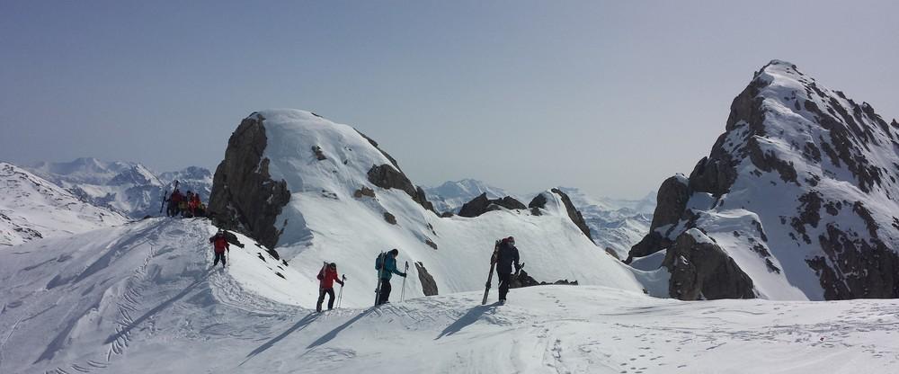 Raid Cerces - Tour du Queyrellin - Au sommet