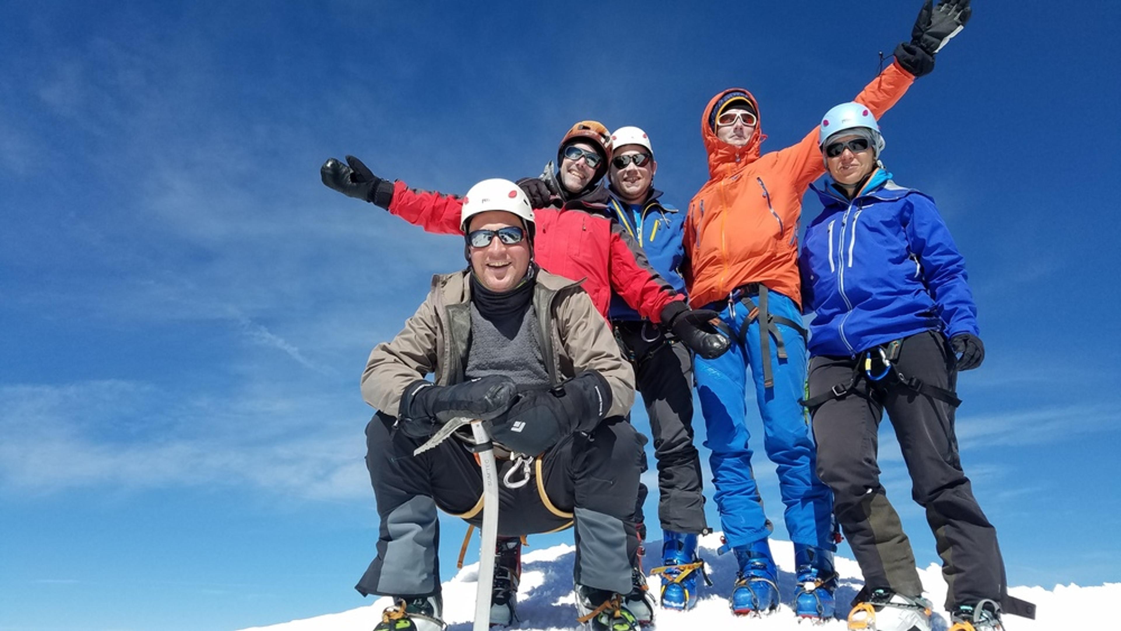 Ski d'été Mont Rose - Au sommet de la Zumstein