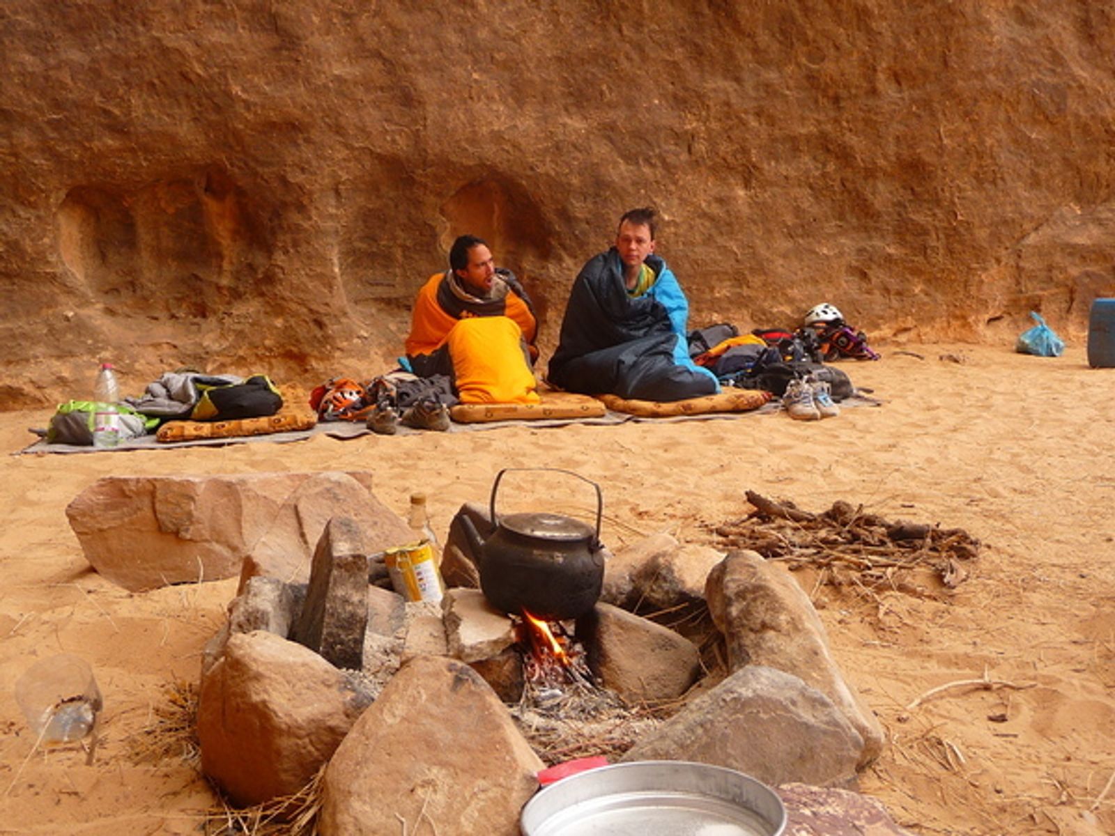 Barrah canyon - Rumeurs de la pluie - Des belles têtes de bivouaqueurs