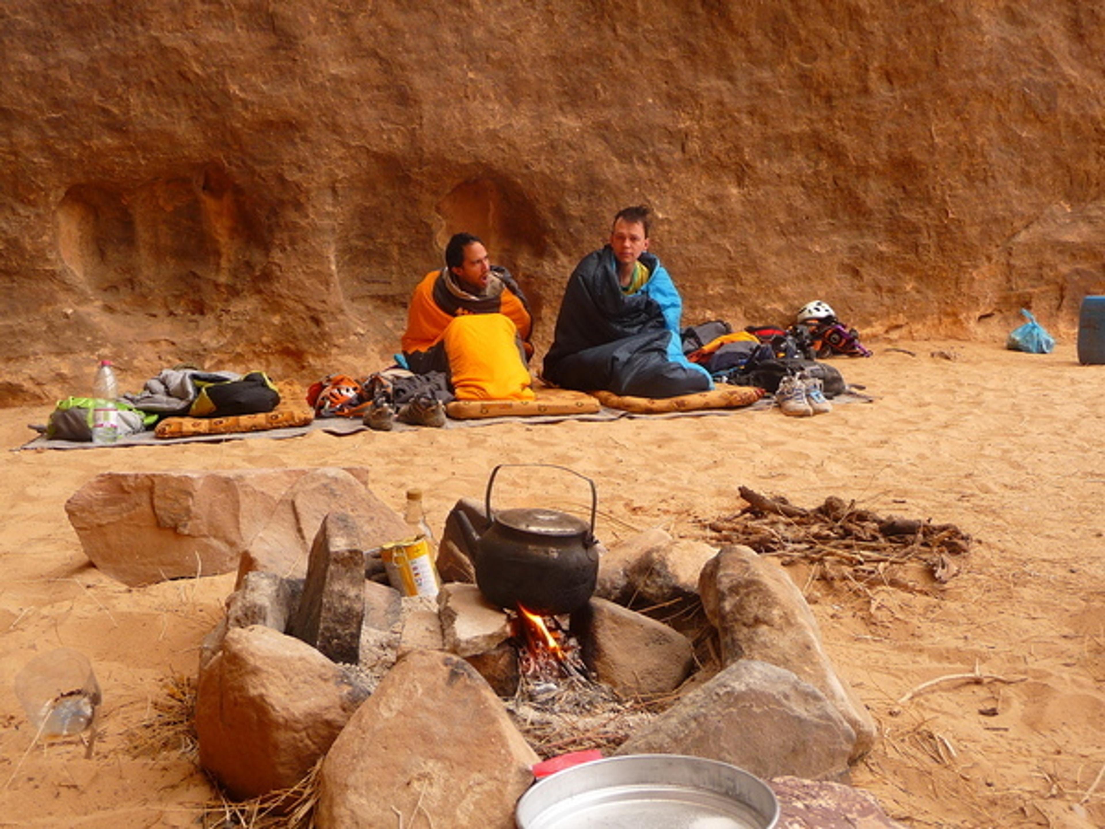 Barrah canyon - Rumeurs de la pluie - Des belles têtes de bivouaqueurs