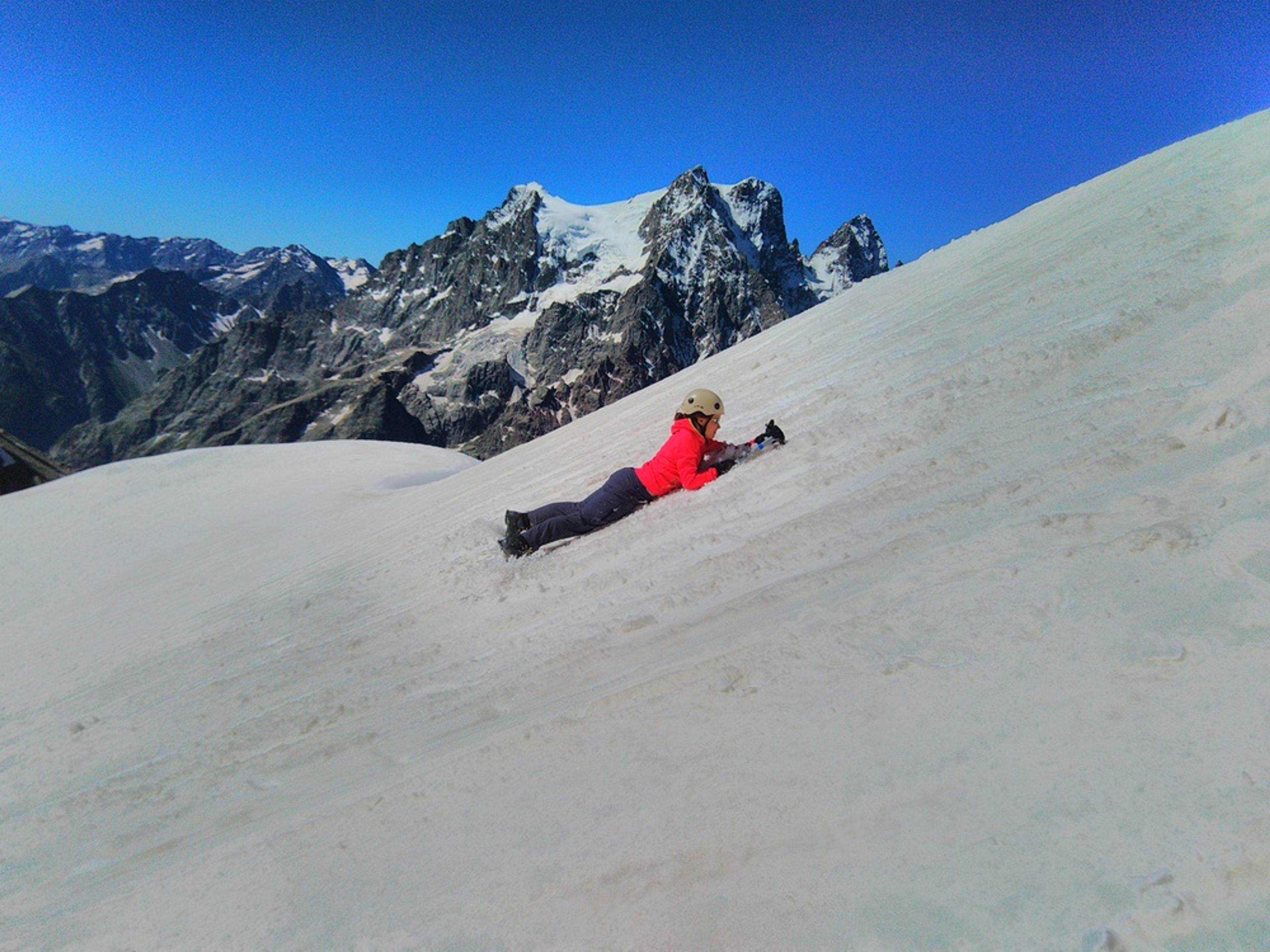 Stage alpinisme - Ecole de neige devant pelvoux