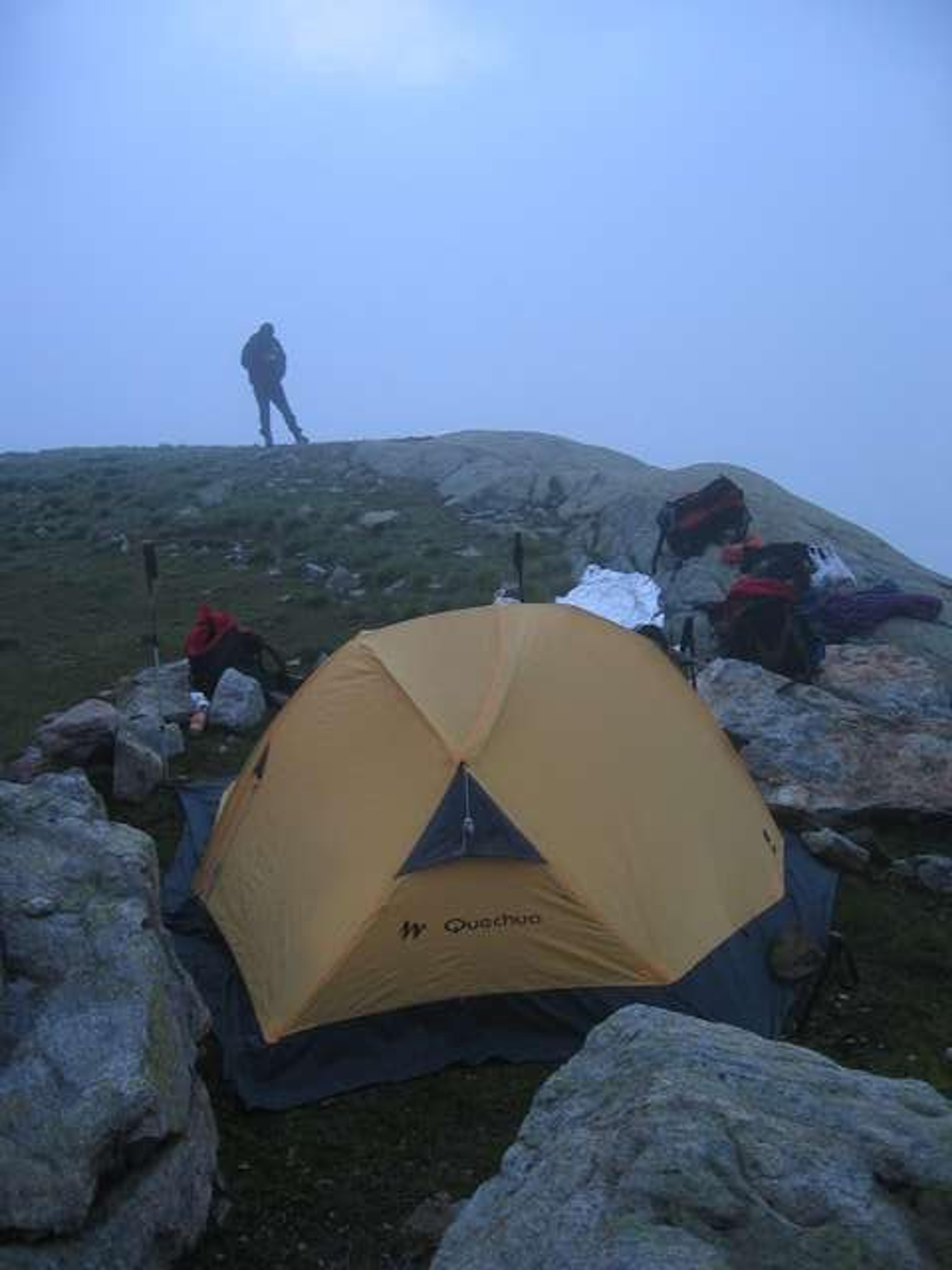 Bivouac au pied de l'Olan