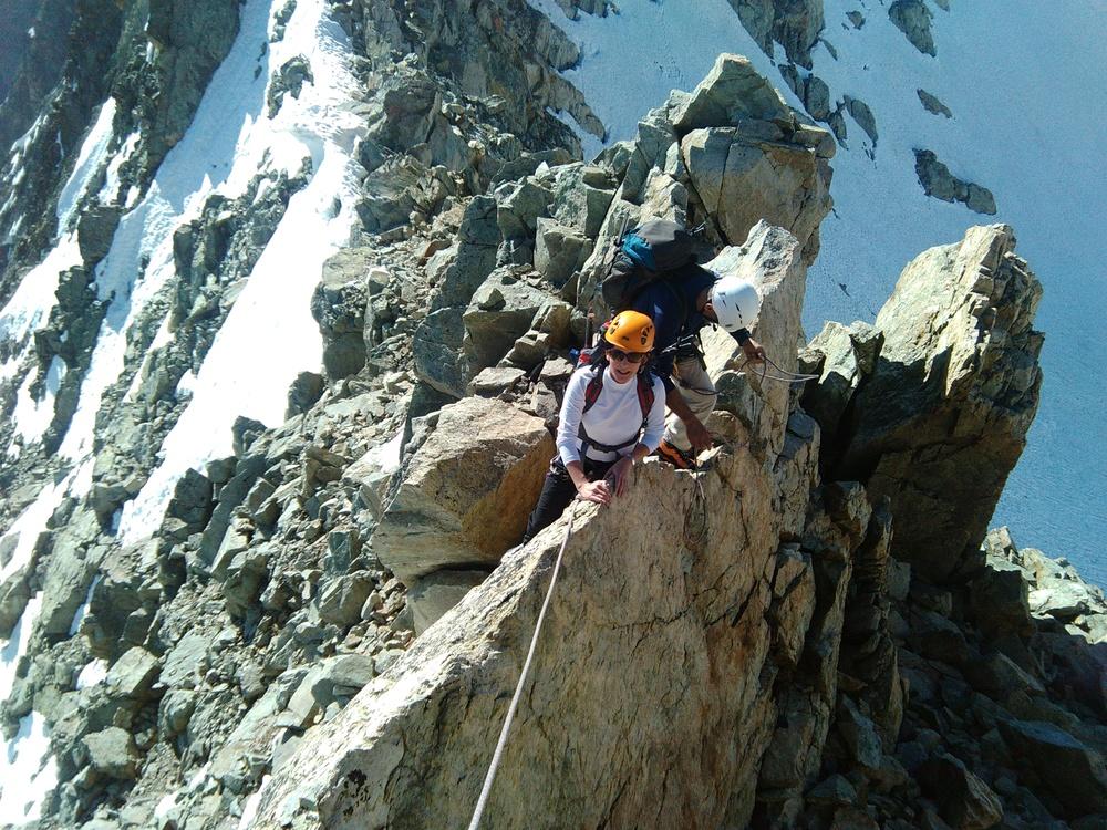 Traversée Pointe Cézanne - Pic du Glacier Blanc - Rasoir