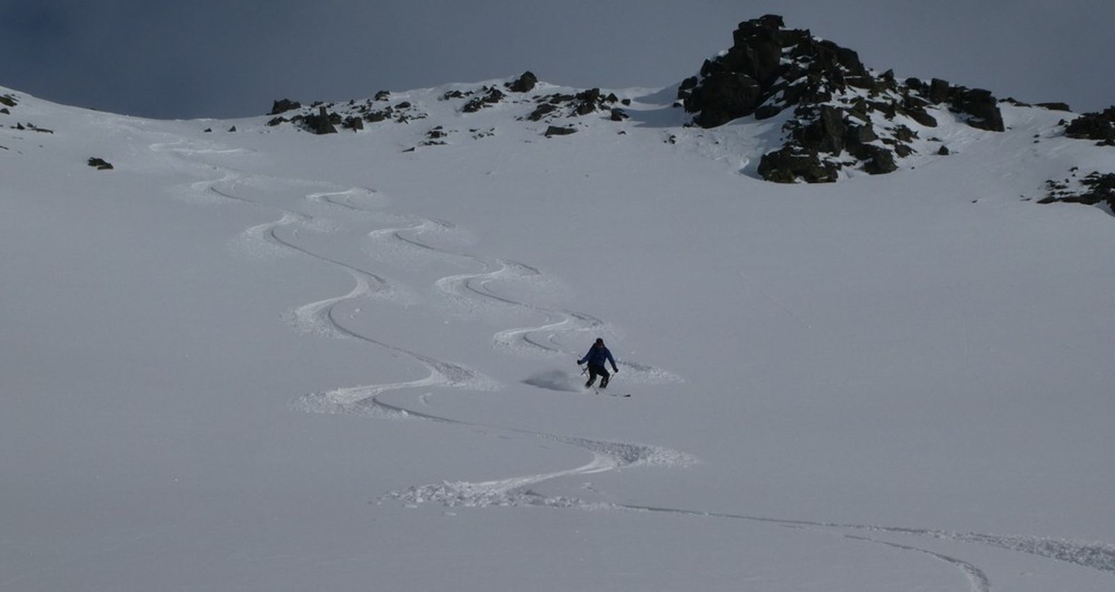 Ski Touring on Red Soil - Toward Roche Noire - The Fun Continues