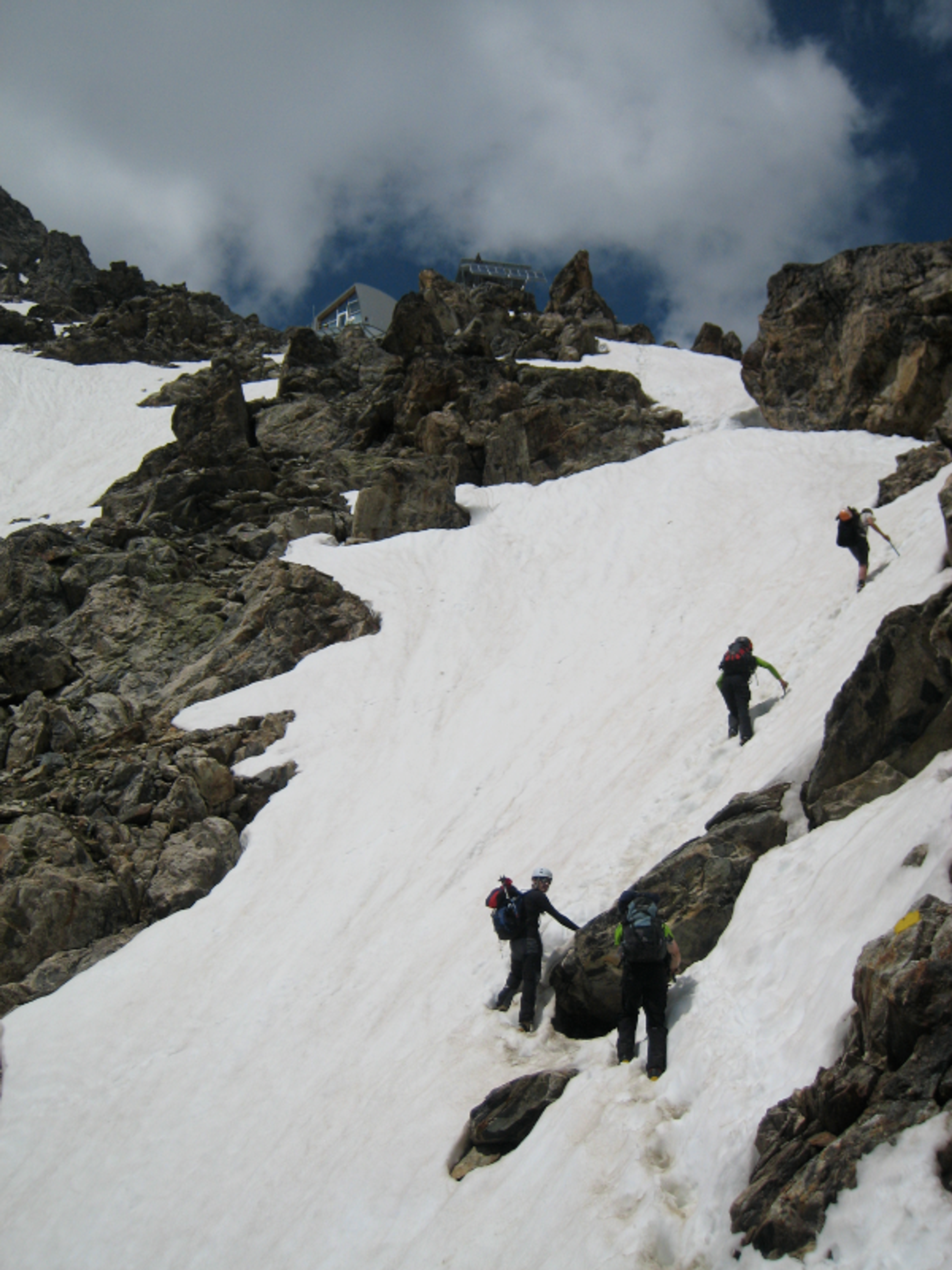 Les dernières pentes pour arriver à Gonella