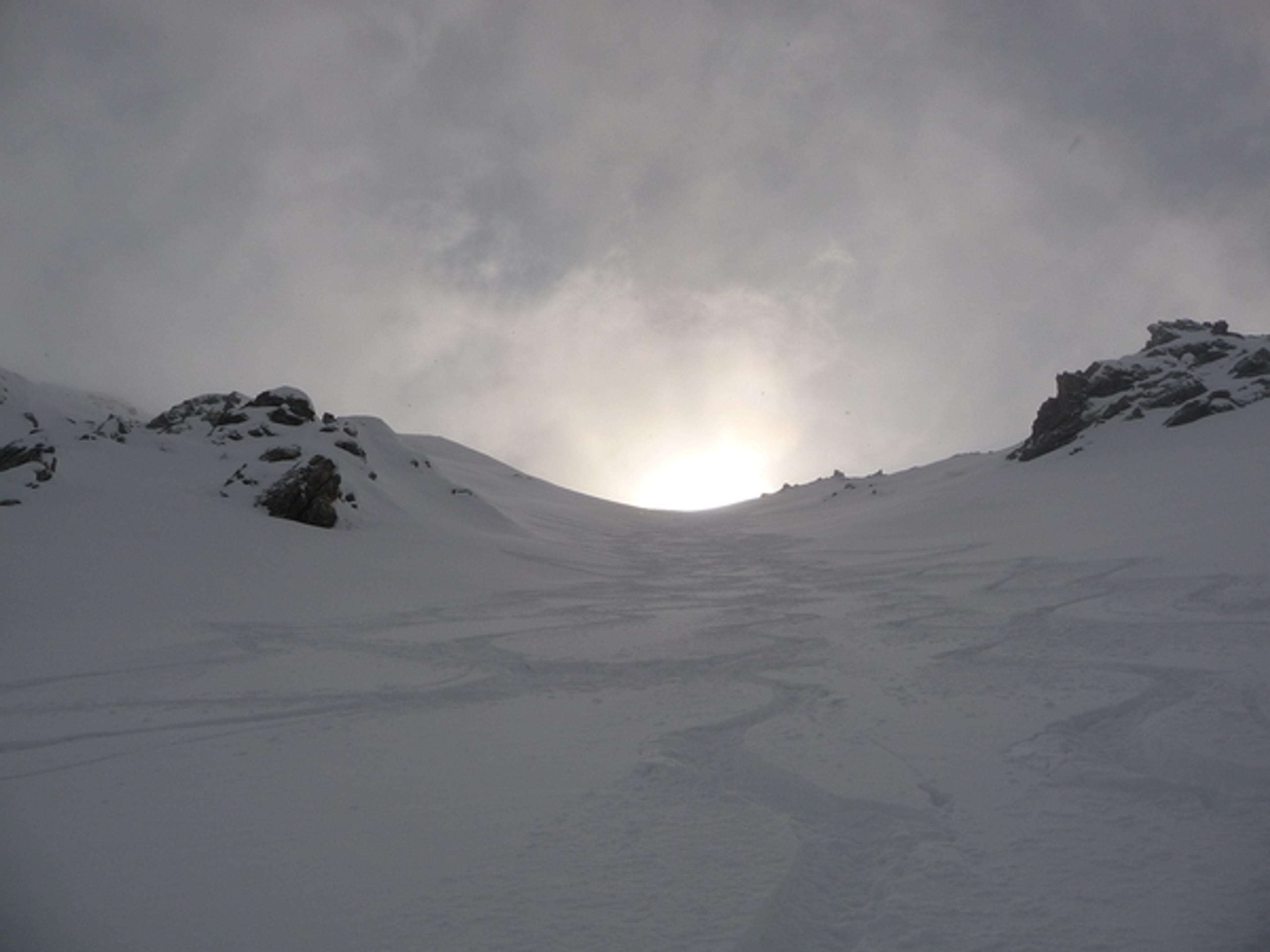 Ski de randonnée - Côte Belle - Un espoir de soleil?