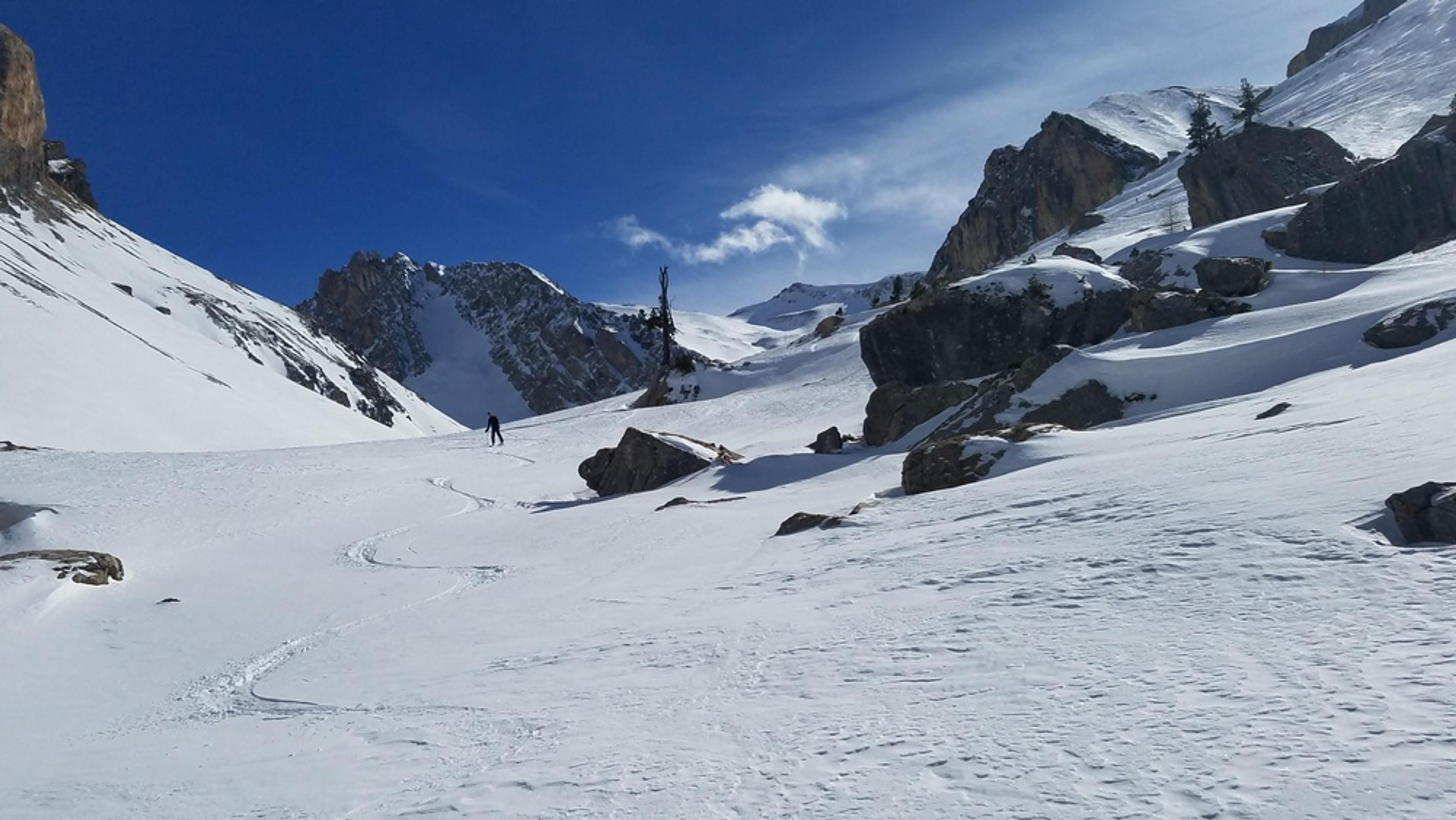 Ski rando Ceillac - Pas du Curé - Du ski tranquille dans le vallon