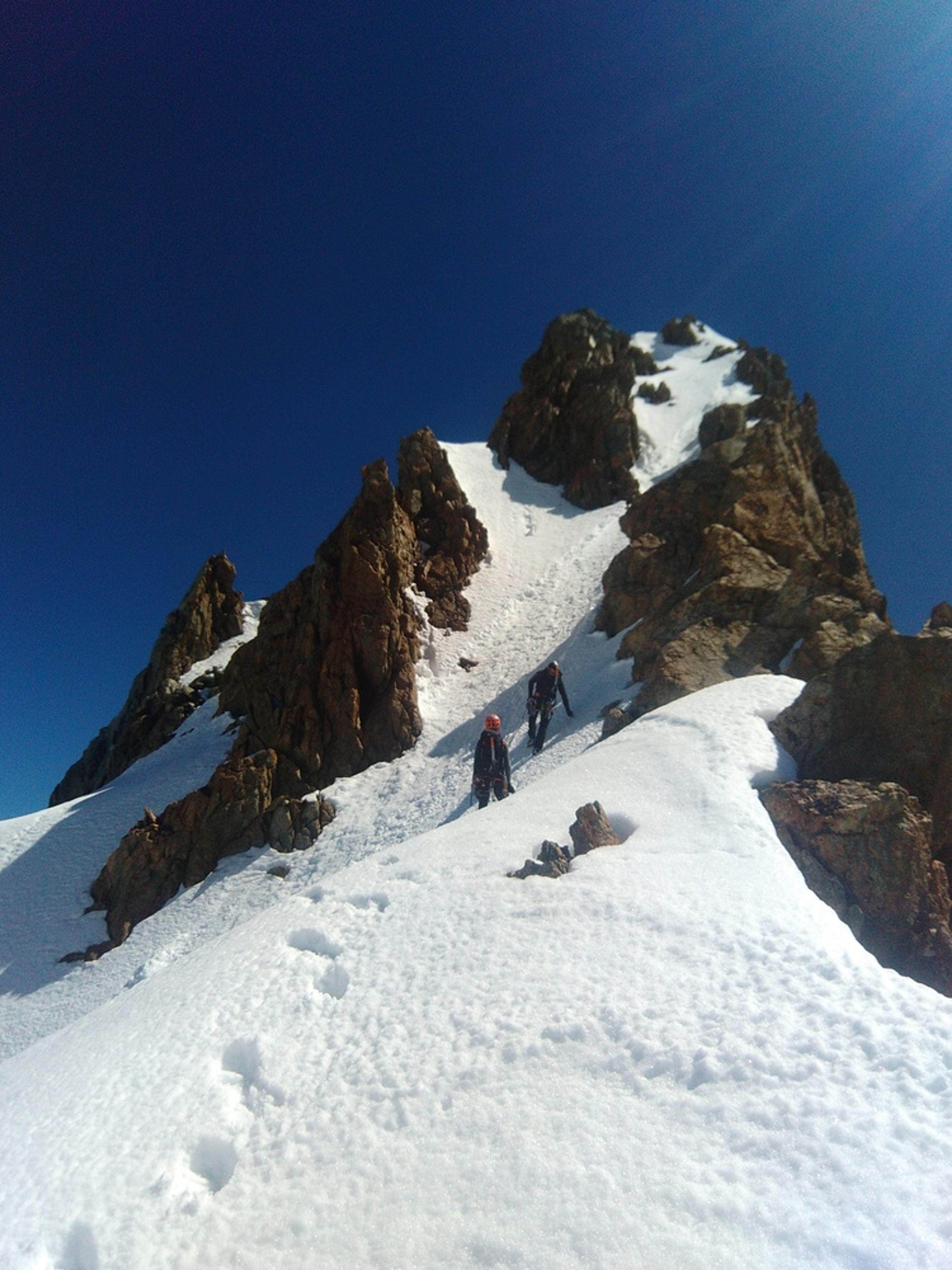 Rateau ouest - Conditions hivernales mais chaleur estivale!