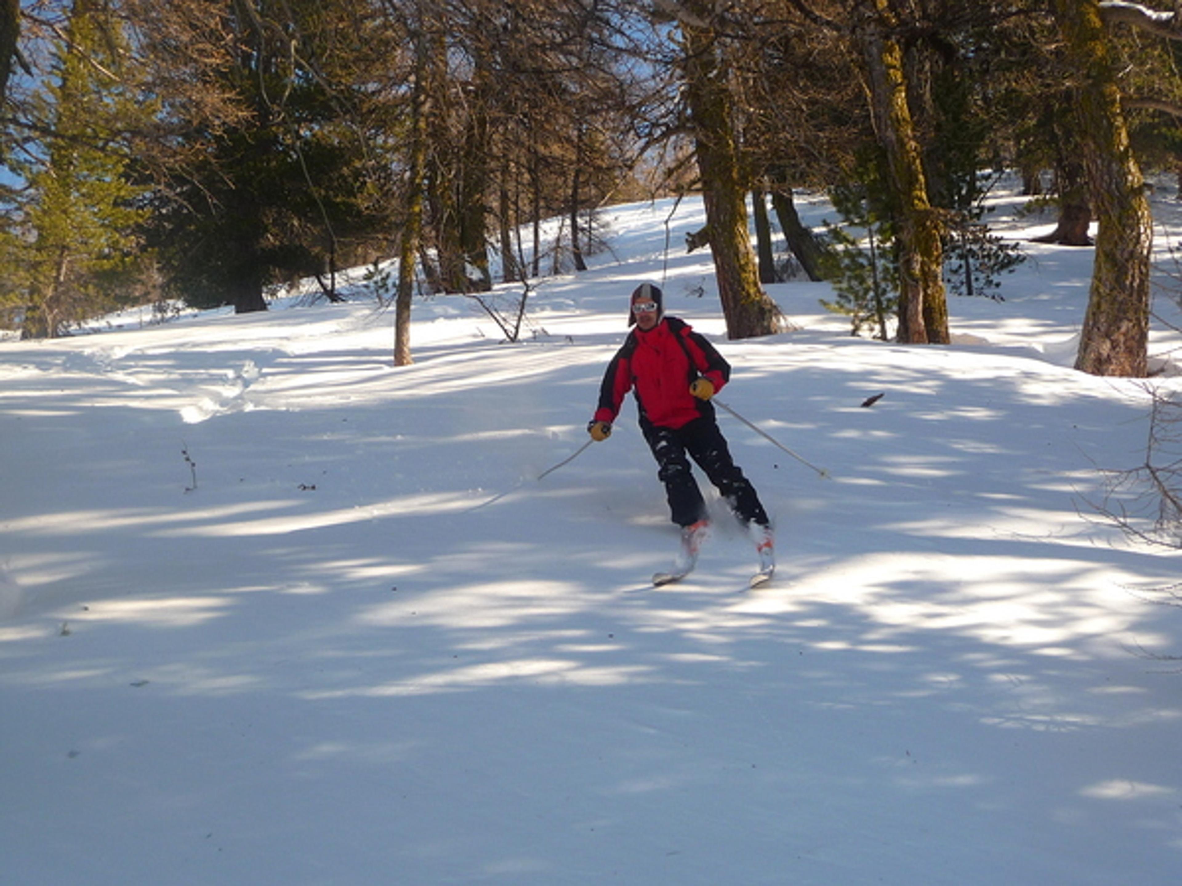 Ski - Col de la Lauze - Popow forêt