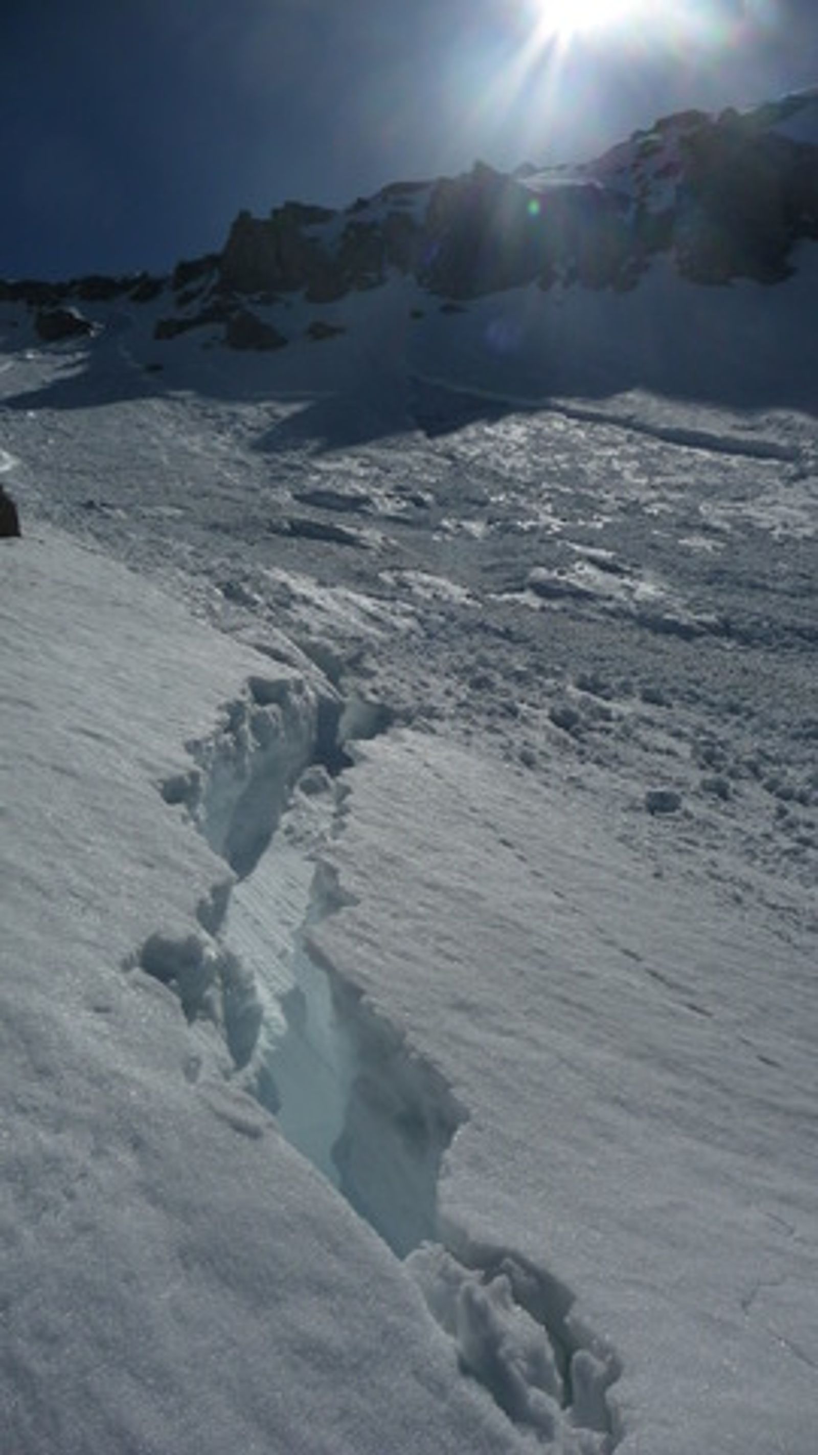 Cassure de l'avalanche, c'est de la plaque
