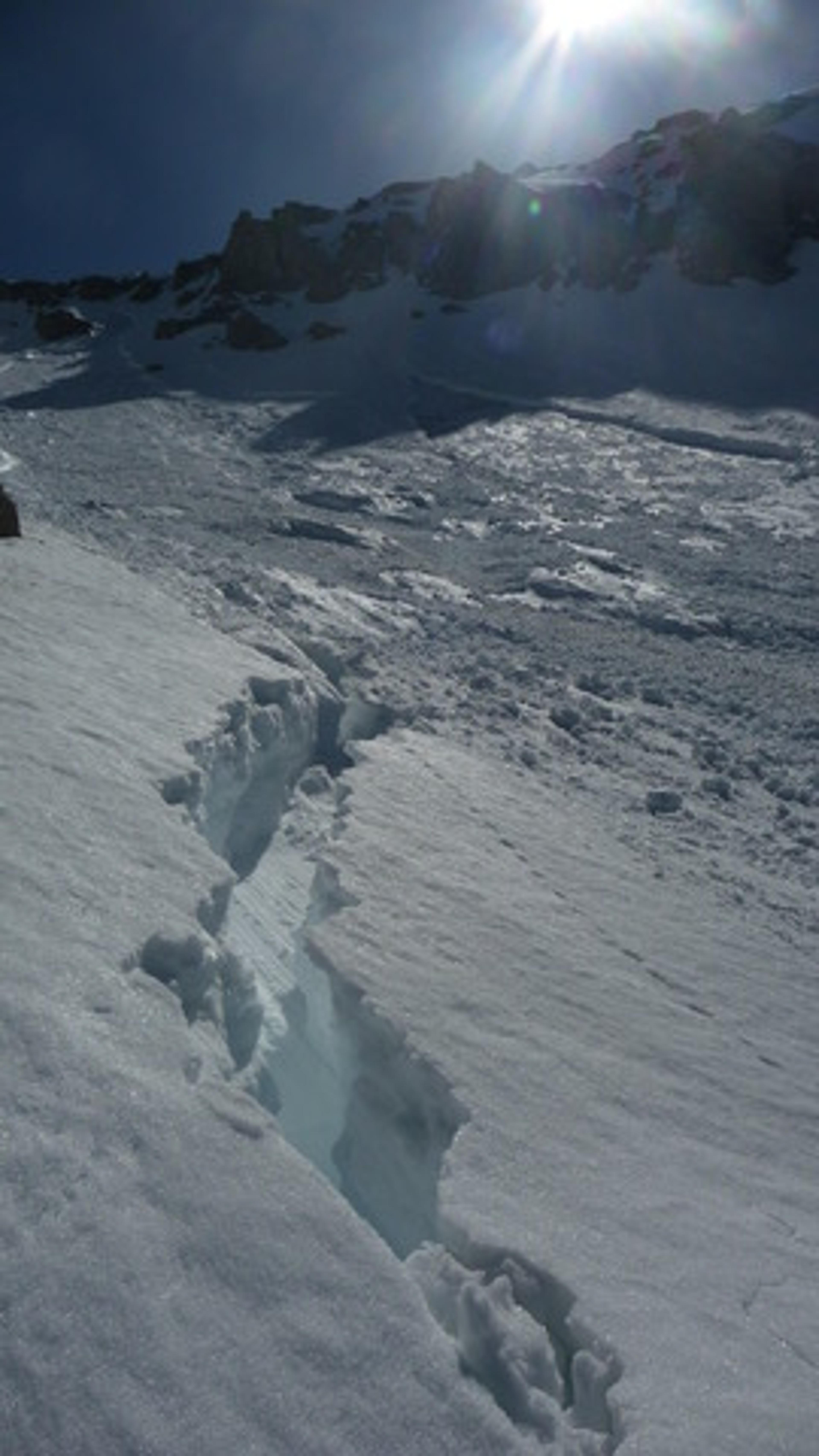 Cassure de l'avalanche, c'est de la plaque