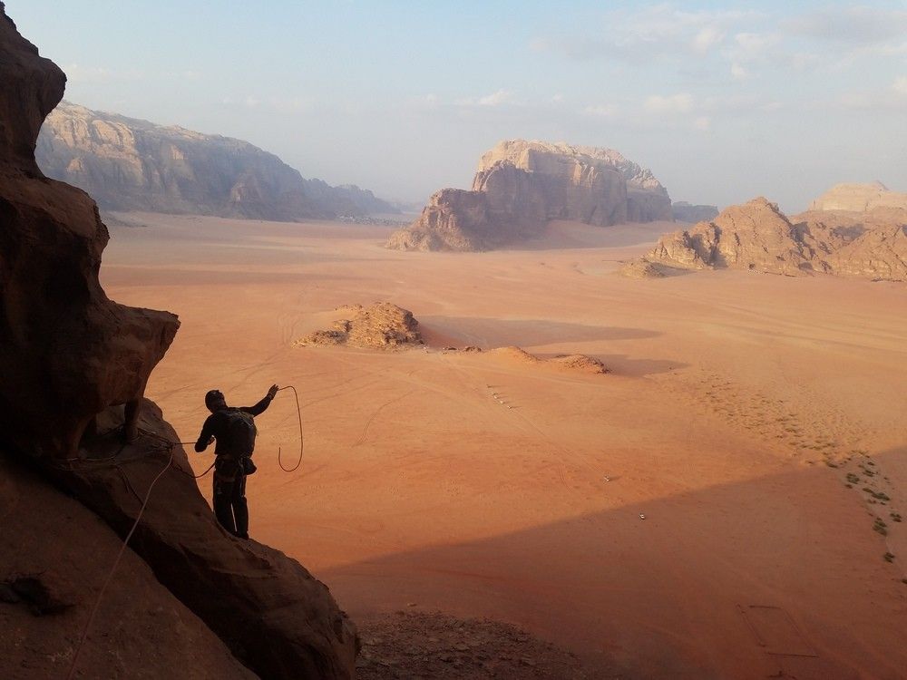 Escalade Jordanie - Wadi Rum