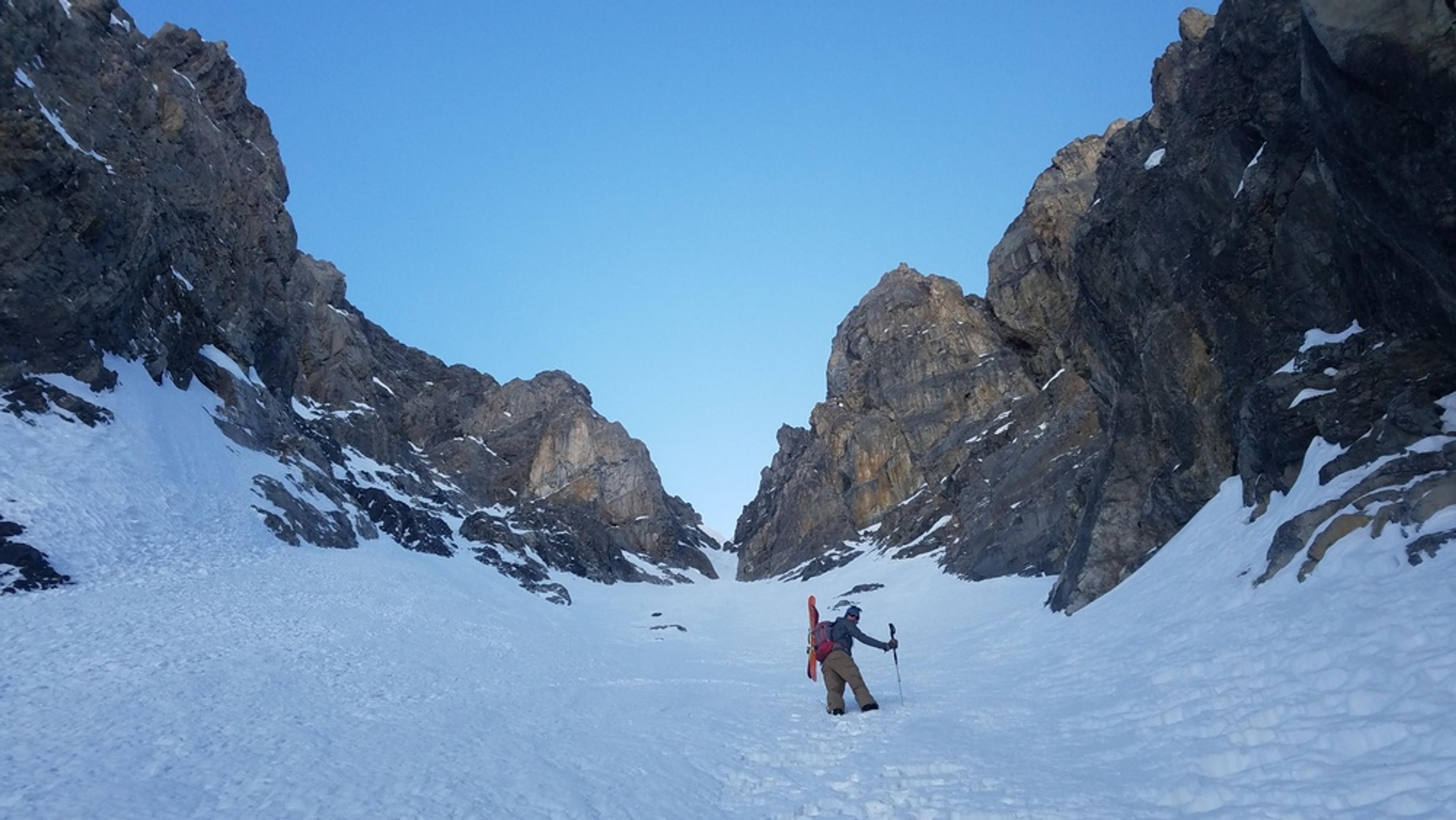 Couloir Ceillac - C'est long un couloir