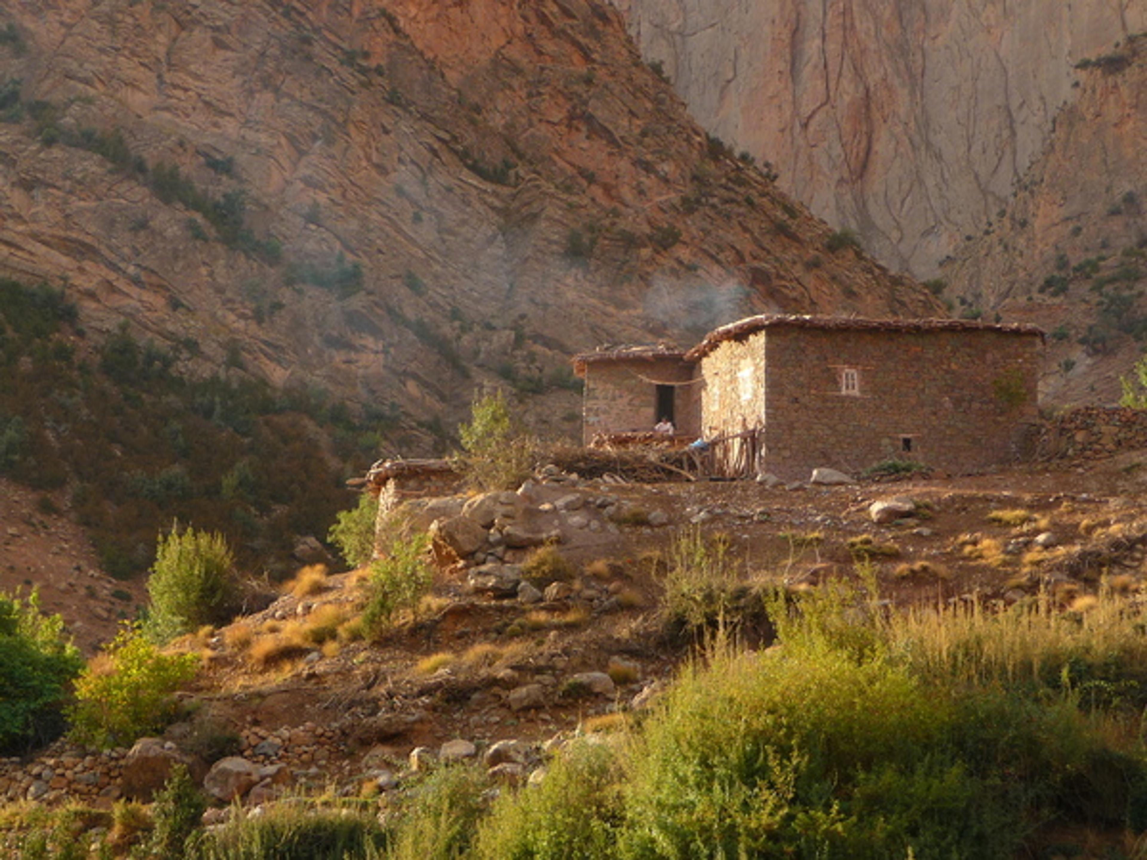 Taghia - habitat paisible au petit matin