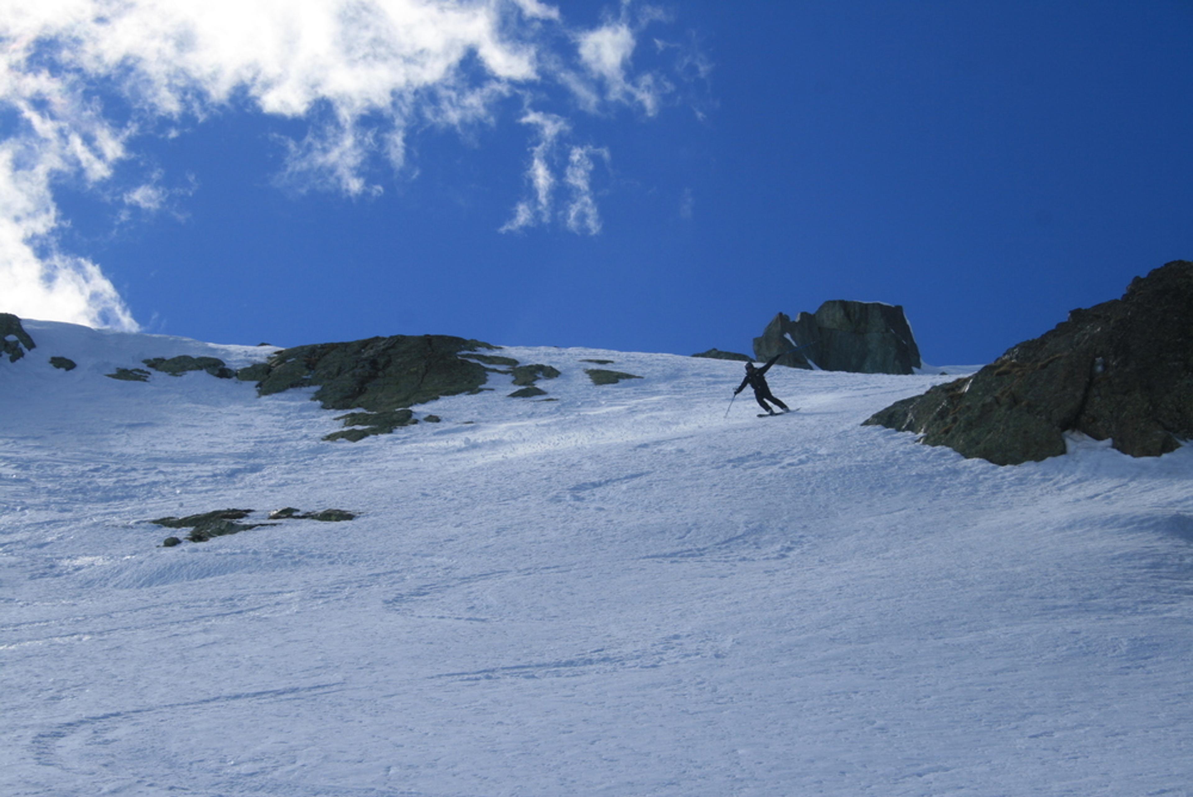 Pelvas - Couloir NE - On peut lâcher un peu