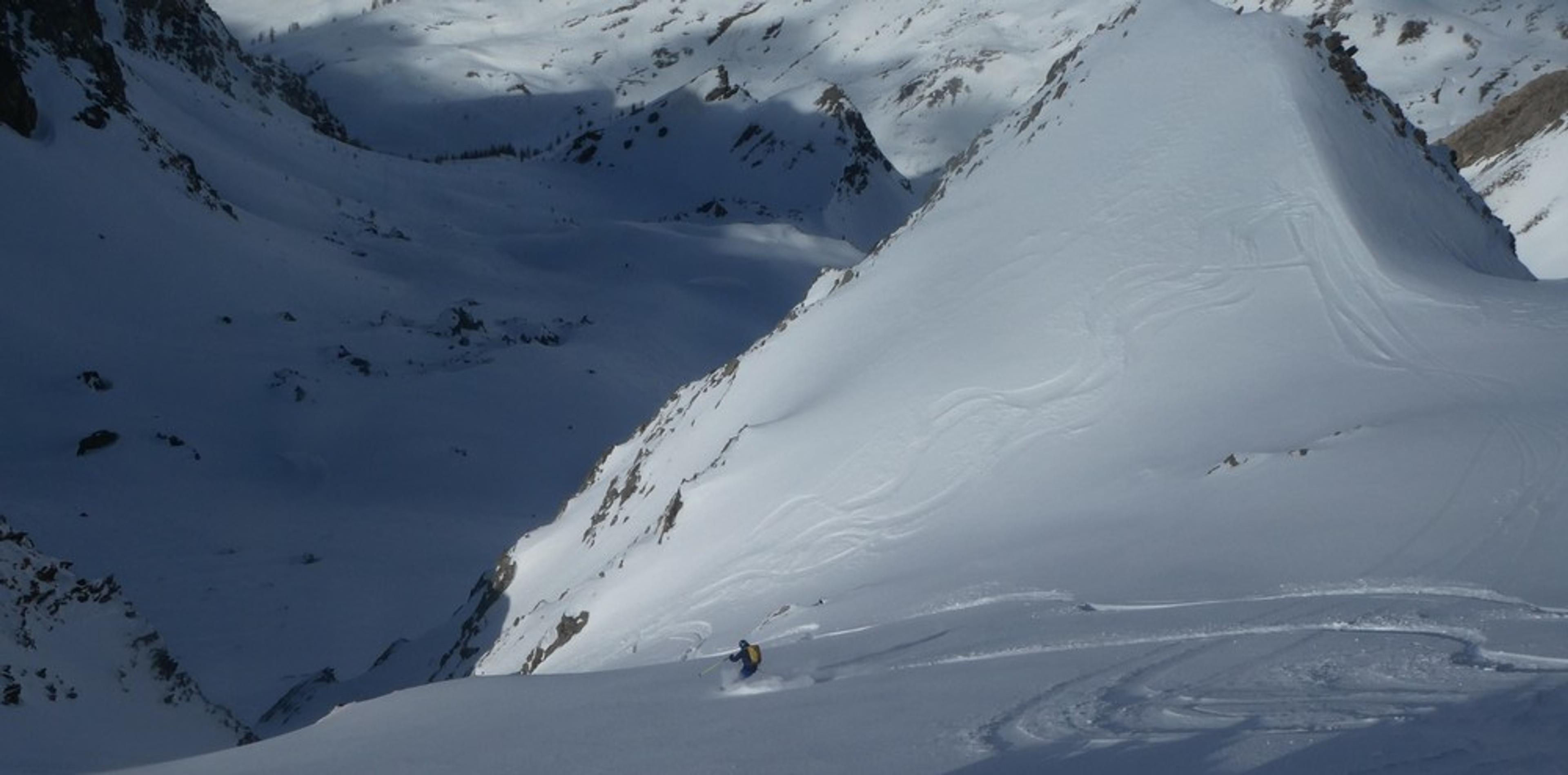 Pic de Cornivier - Couloir nord - Regis à la besogne