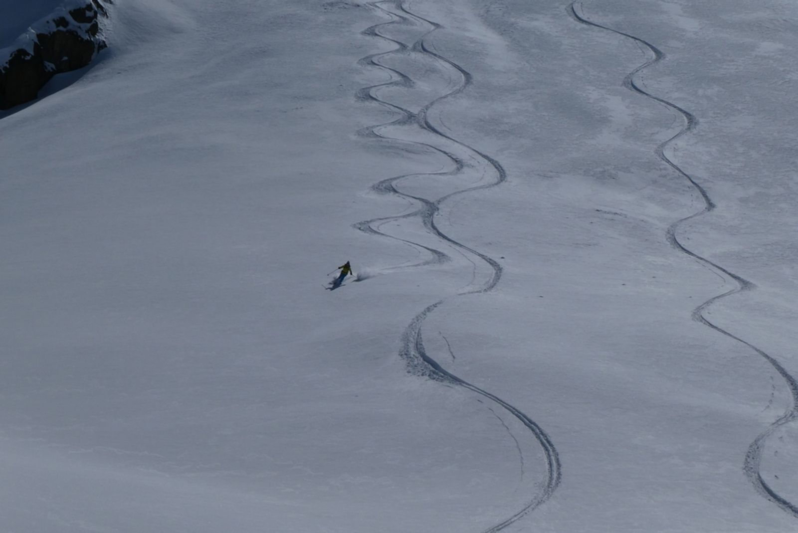 Couloir nord Rocher Blanc - Beauté