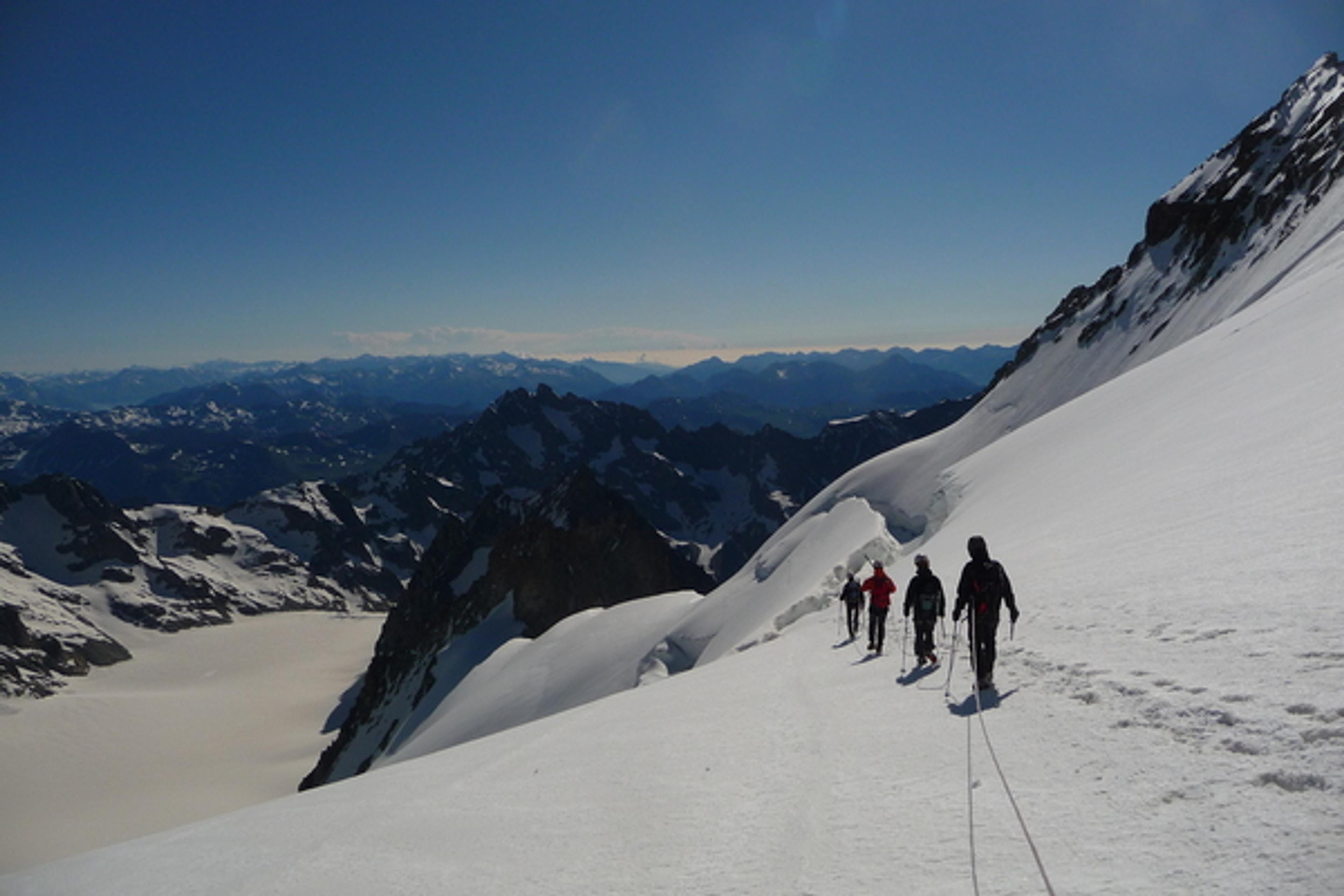 Dôme des Ecrins - Retour vers le monde des hommes