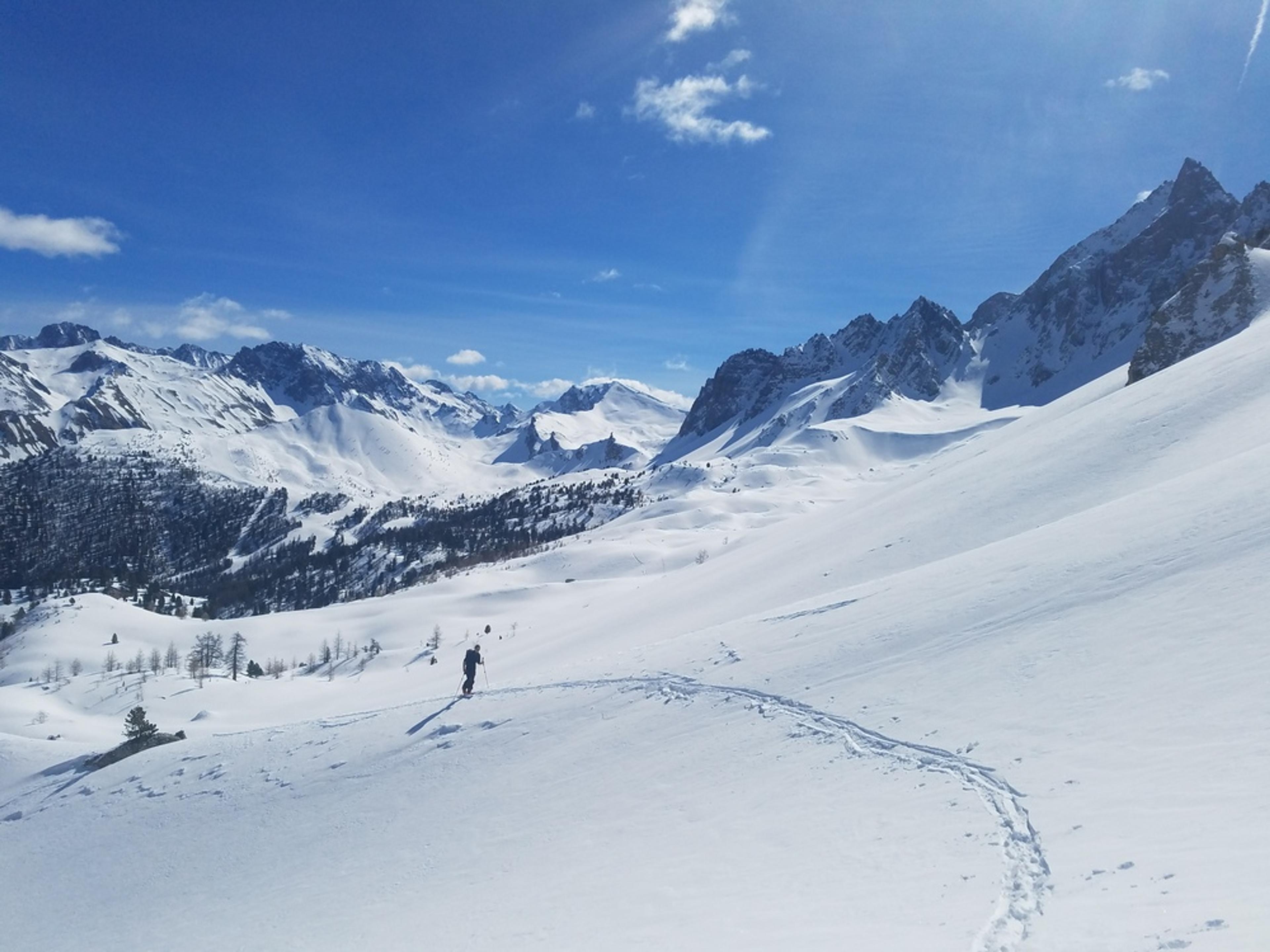 Ski rando Ceillac - Pas du Curé - Pas mal le secteur