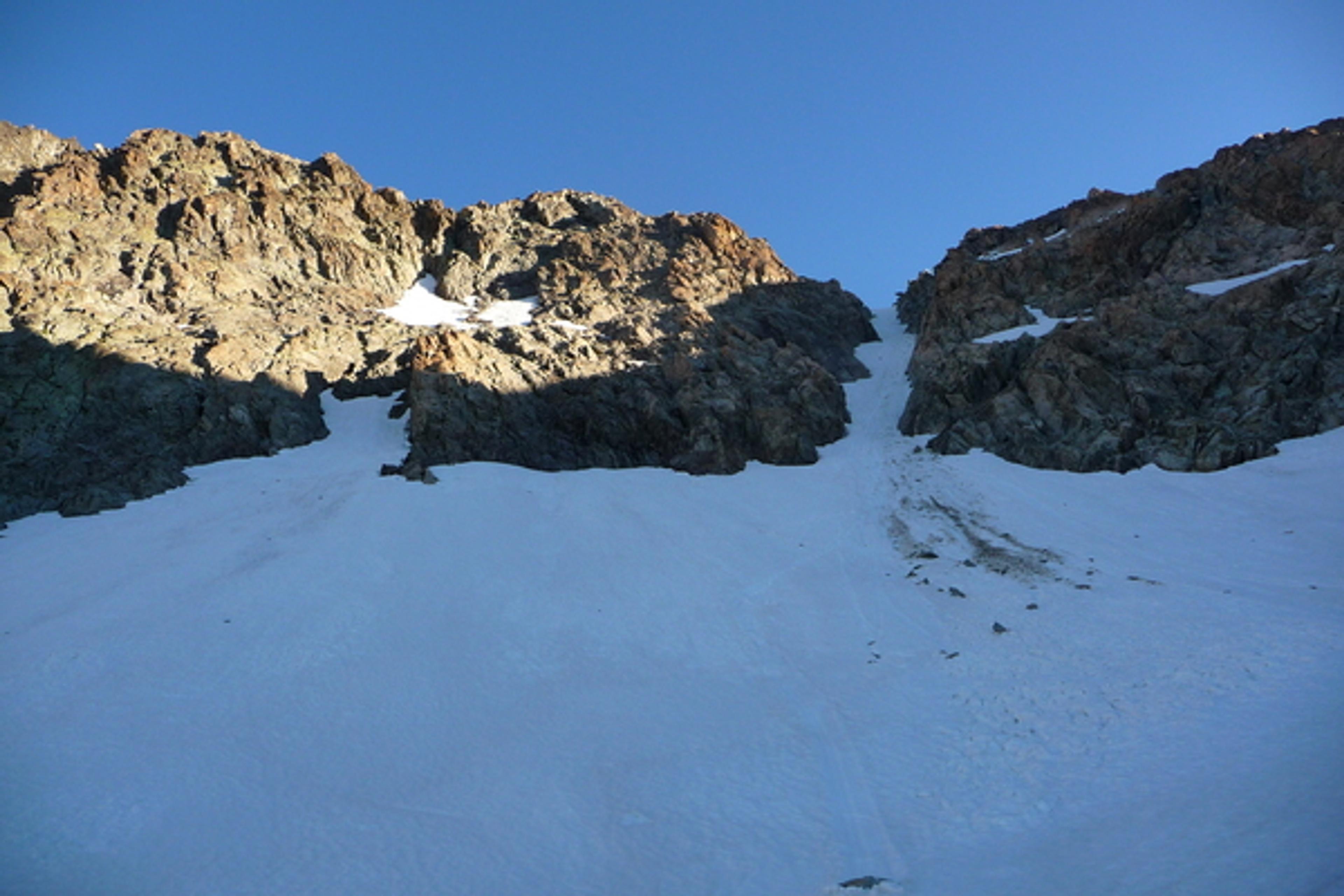 Pic d'Arsine - Le couloir!