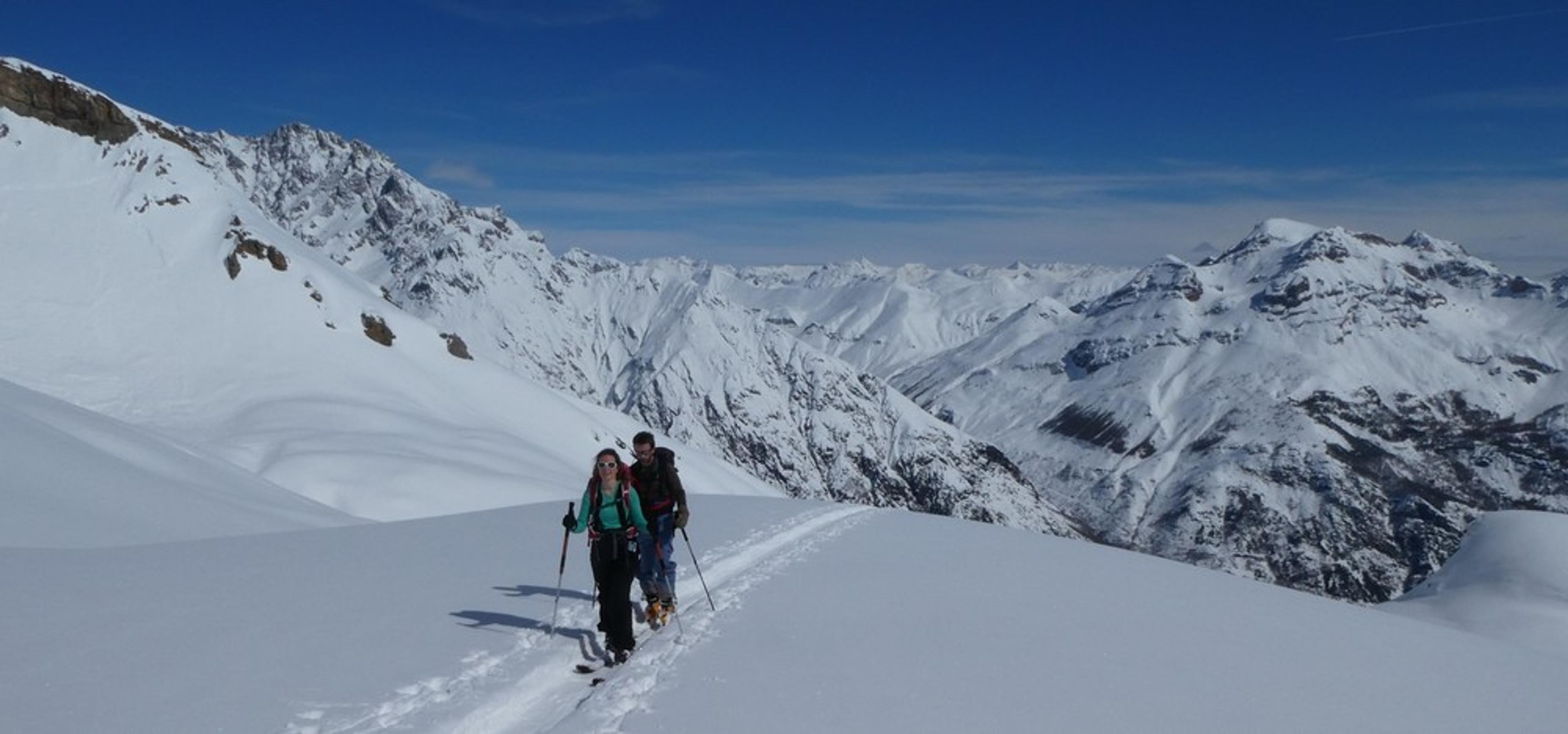 La Blanche - Freerando Pelvoux - Montée