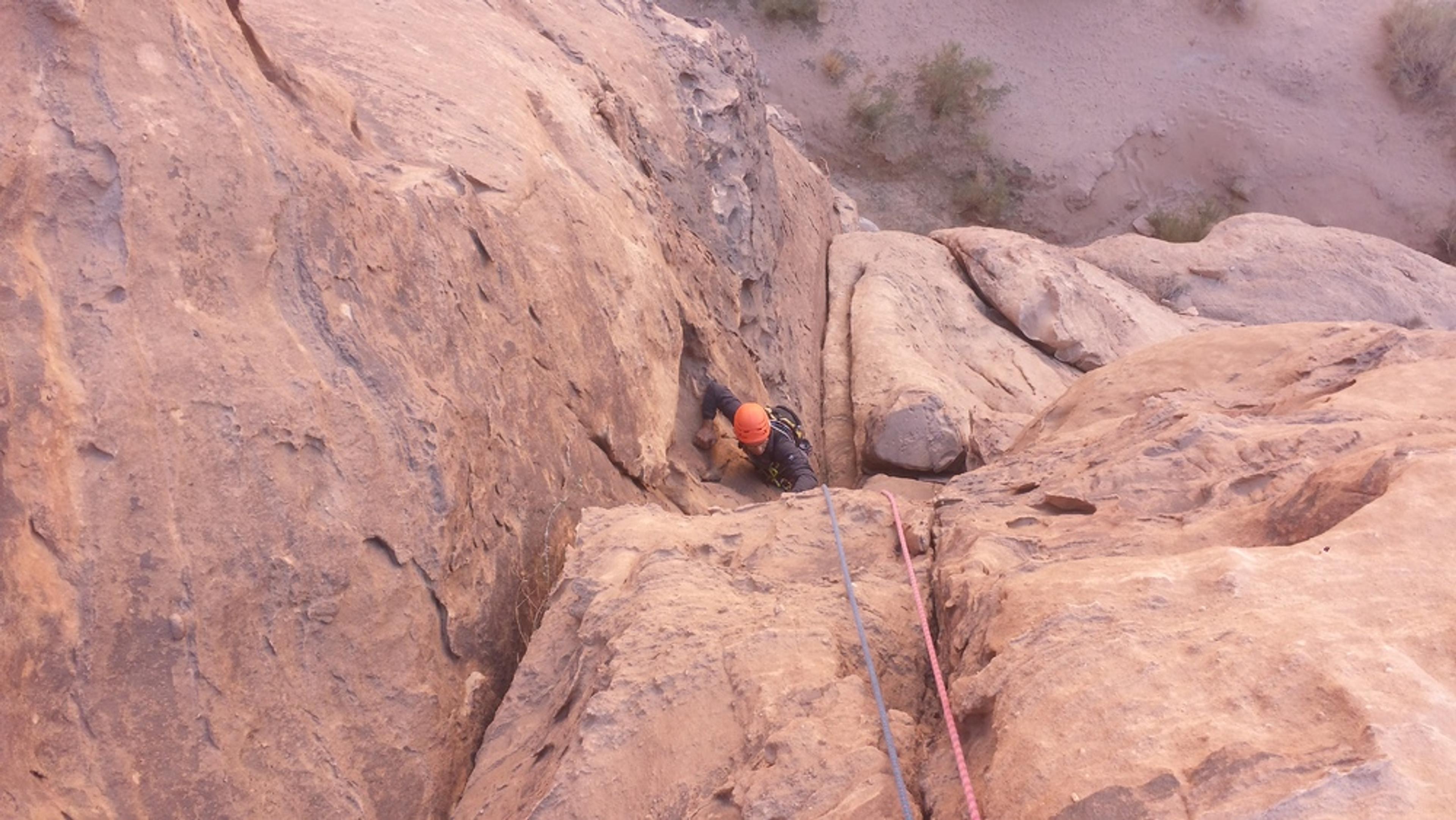 Barrah canyon - Rain in the desert - Bonne mise en jambe