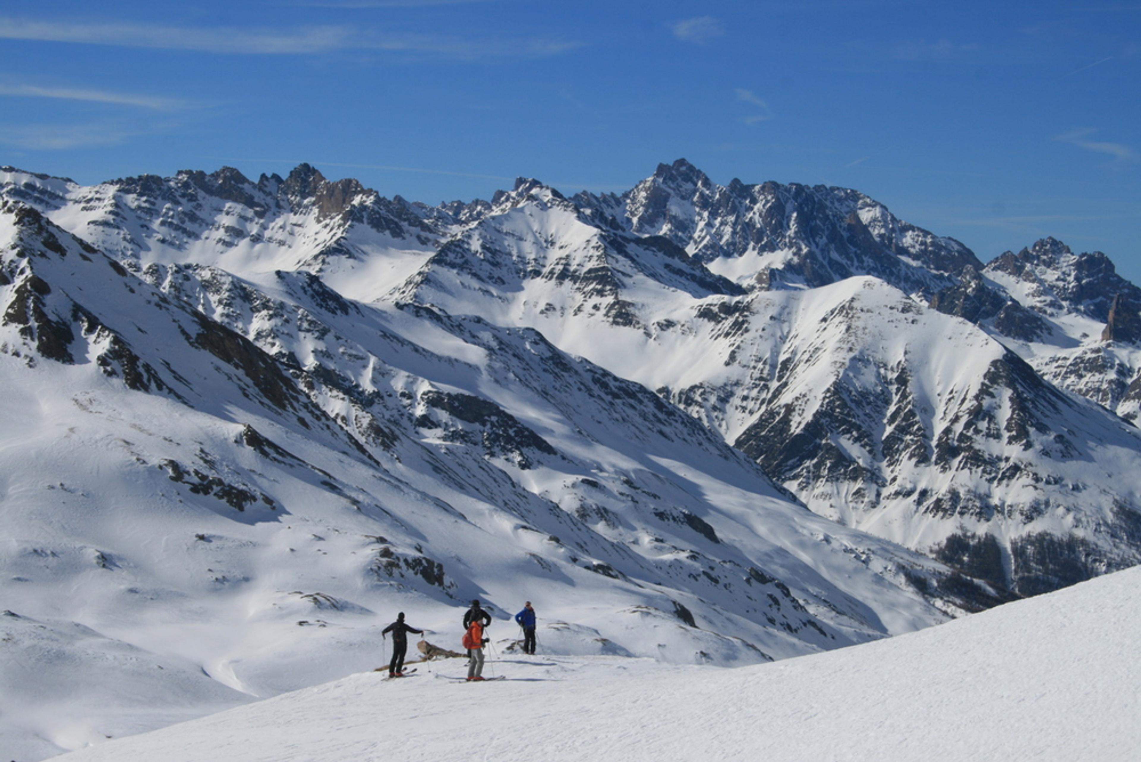 Raid ski Queyras - Tête du Longet - Dans la carte postale!