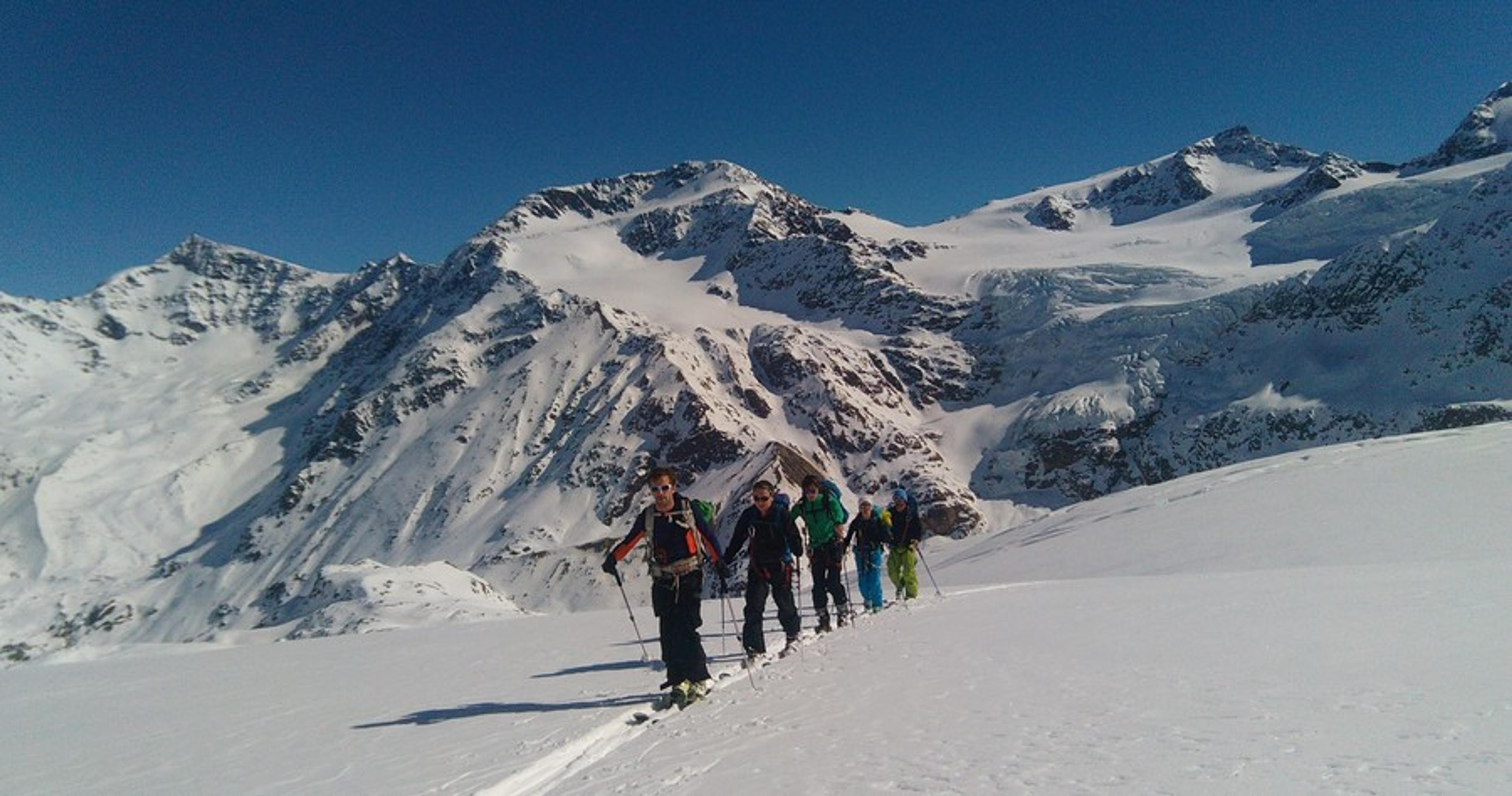Sur le Glacier du Forni