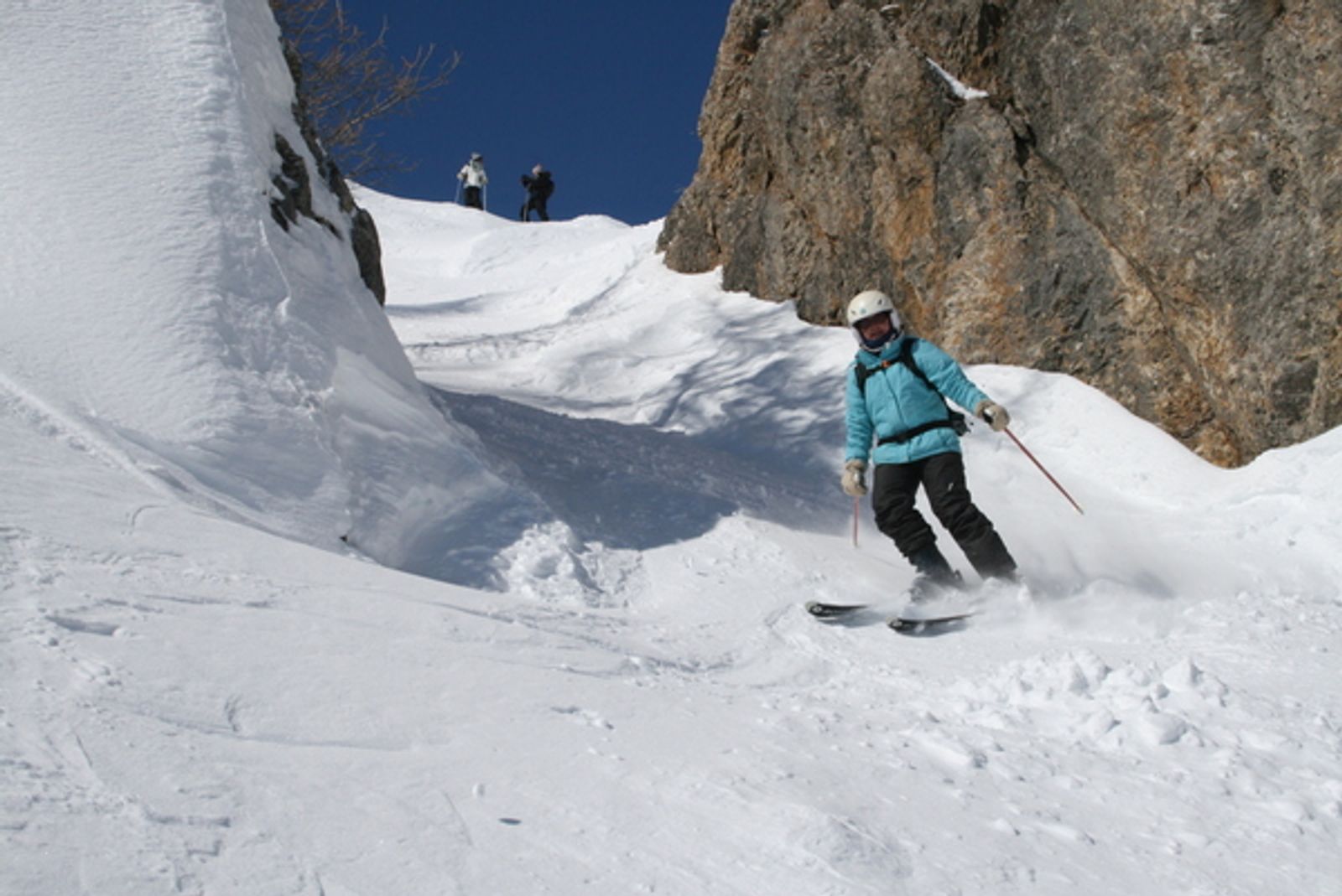 Hors piste à Serre Che