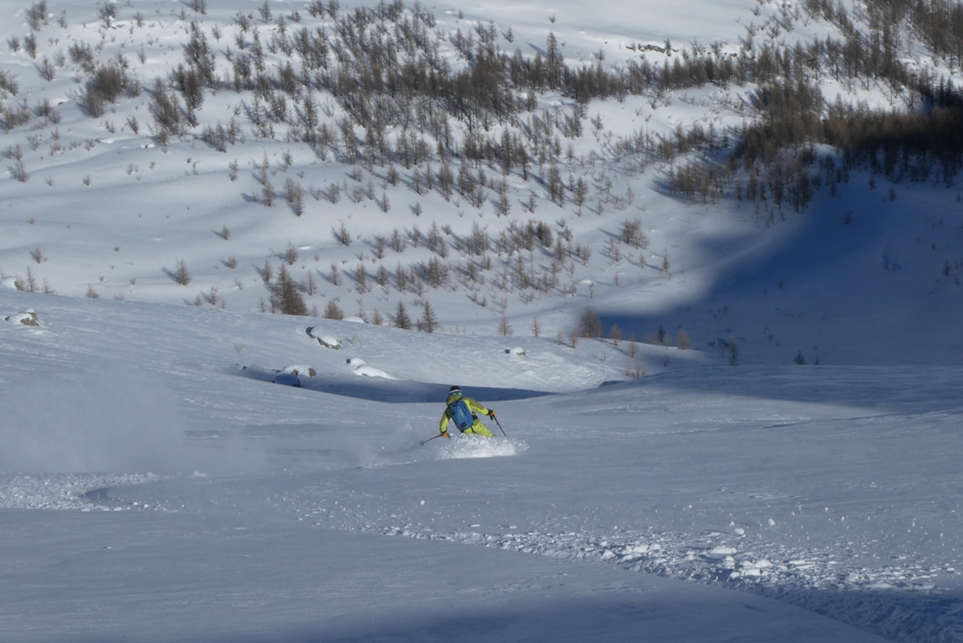 Stage freerando – Puy-Saint-Vincent – Barbu au travail