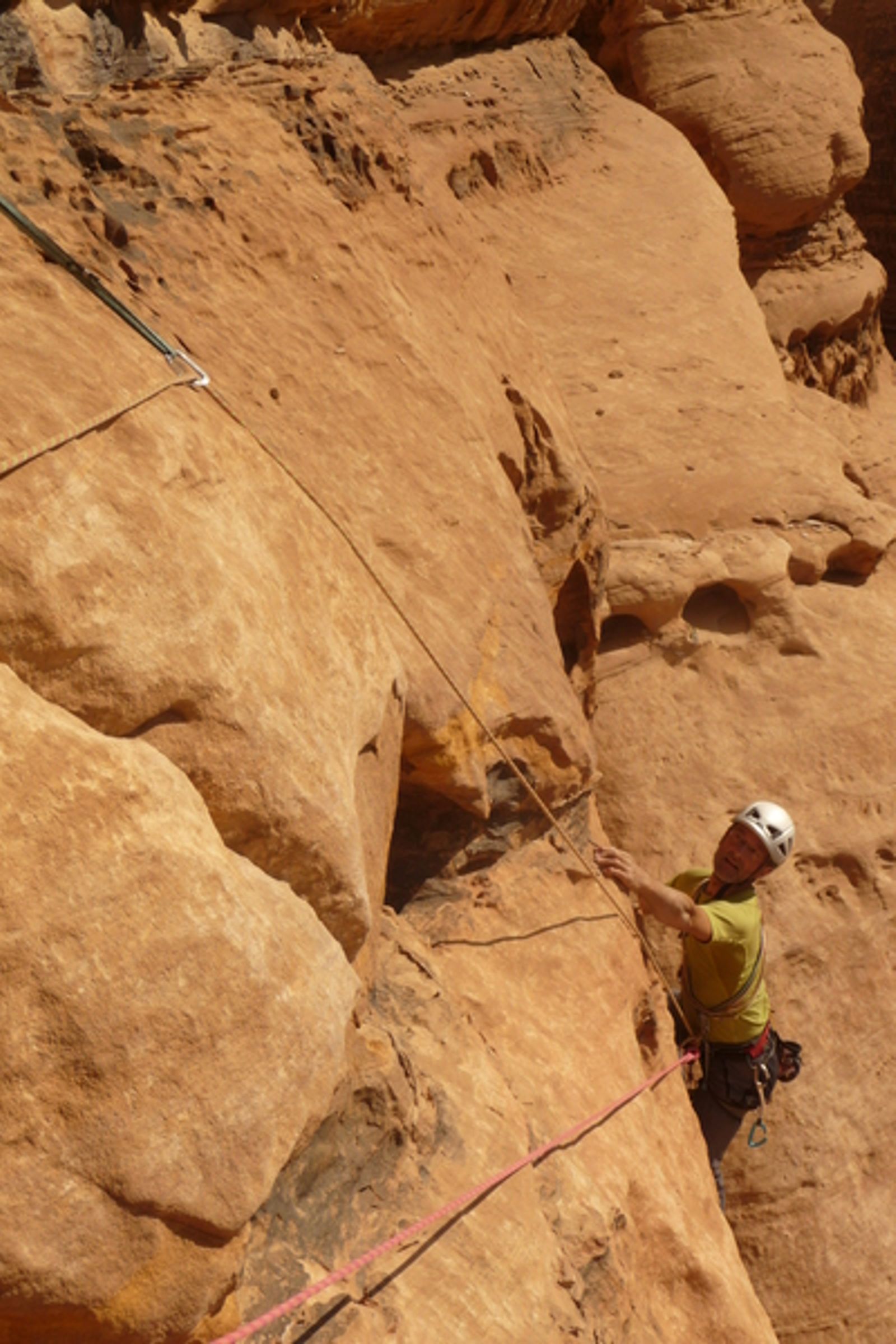 Hiker's road - Le passage clé en 6a