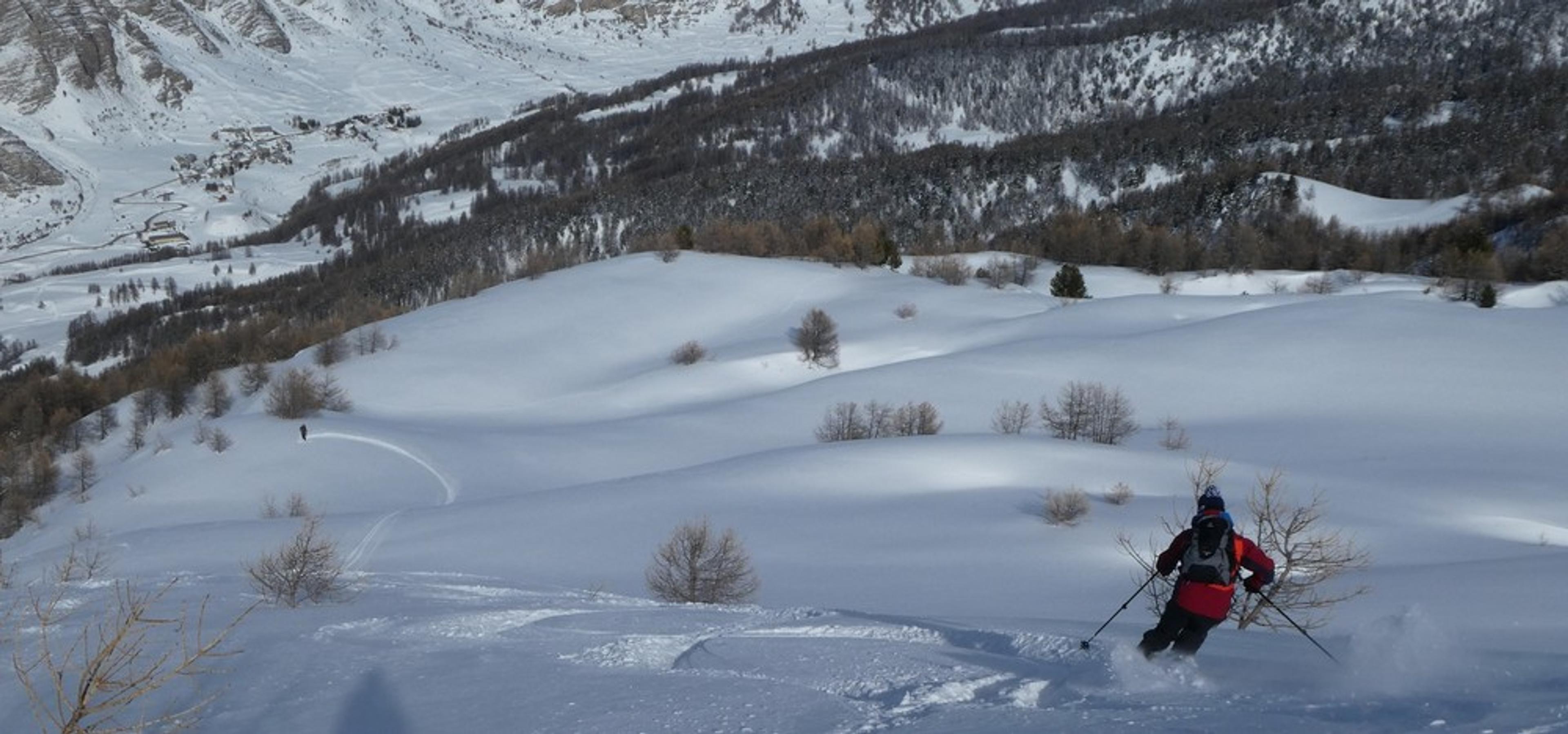 Free-rando-Crévoux - Dernier run