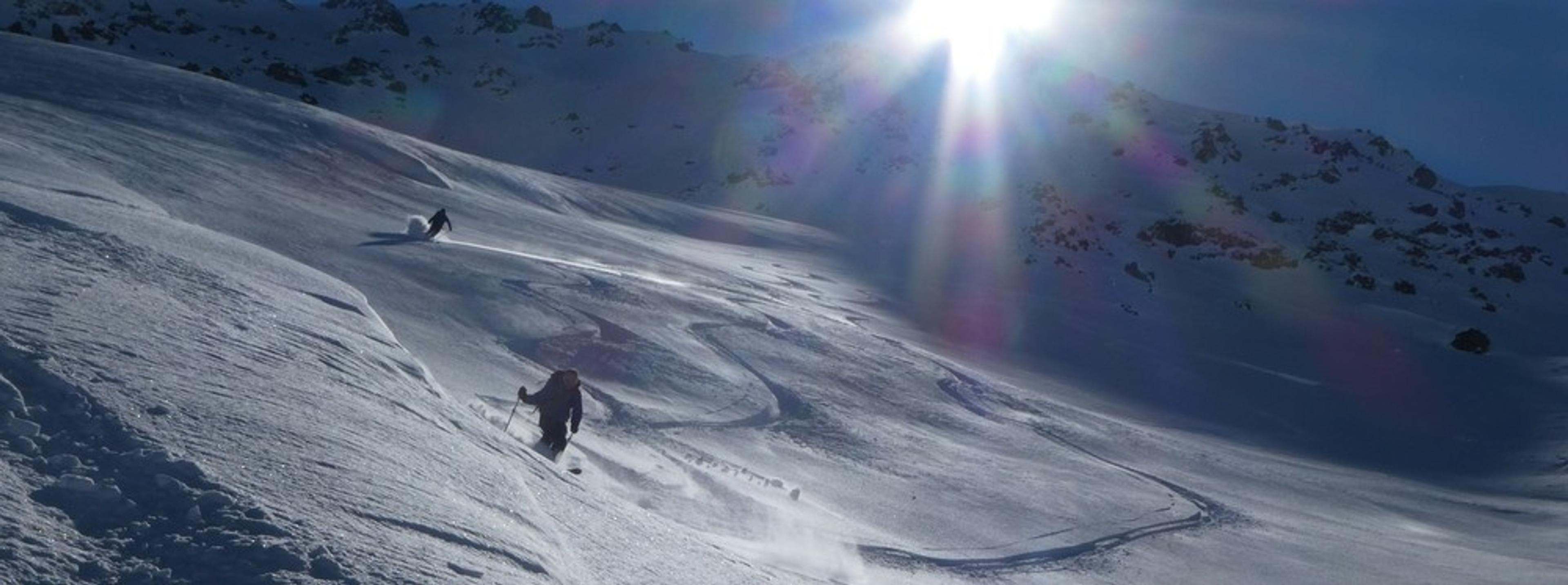 Ski hors piste rando - Valloire - Valmeinier - François et David