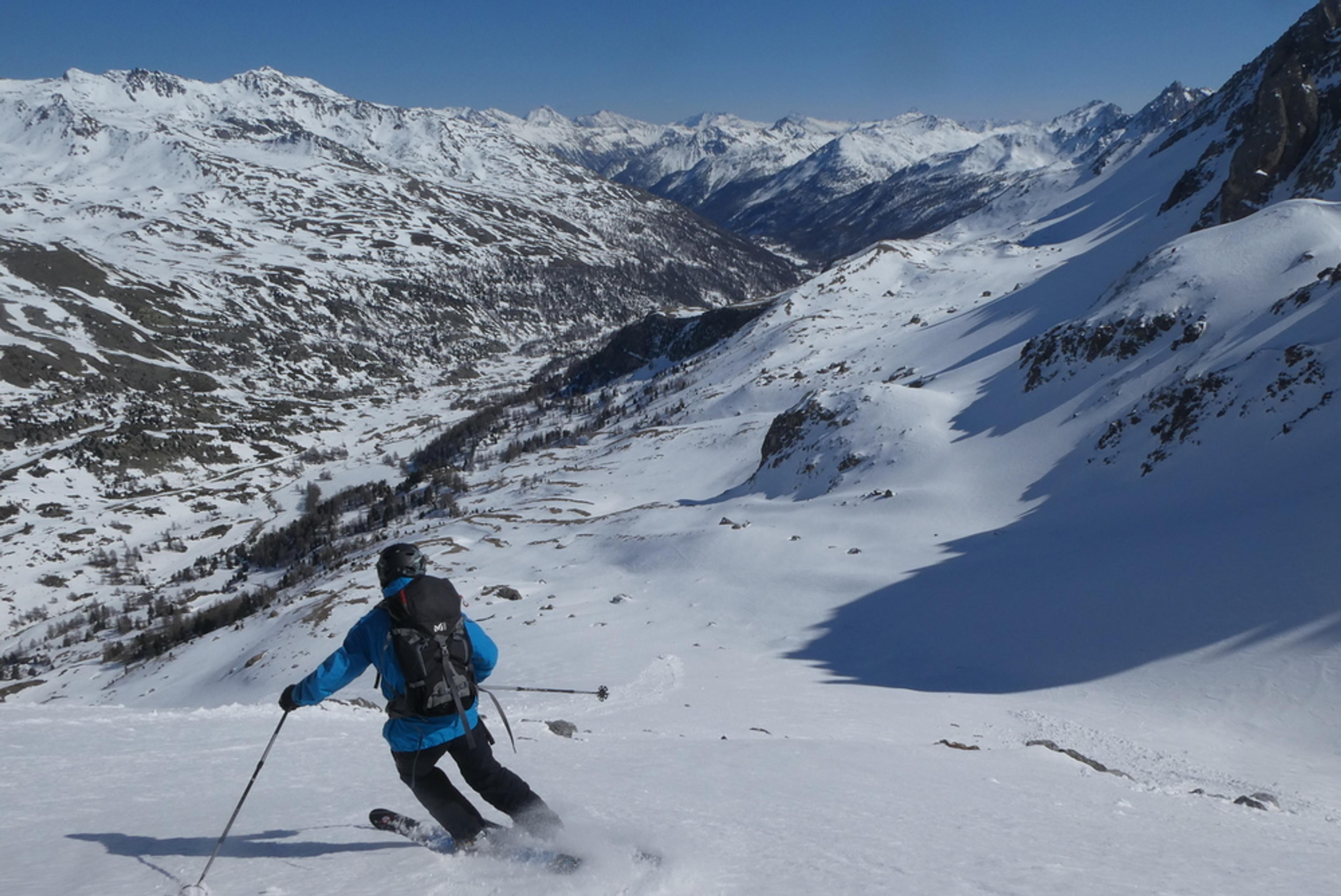 Raid ski randonnée Cerces - Lolo, testeur de moquette
