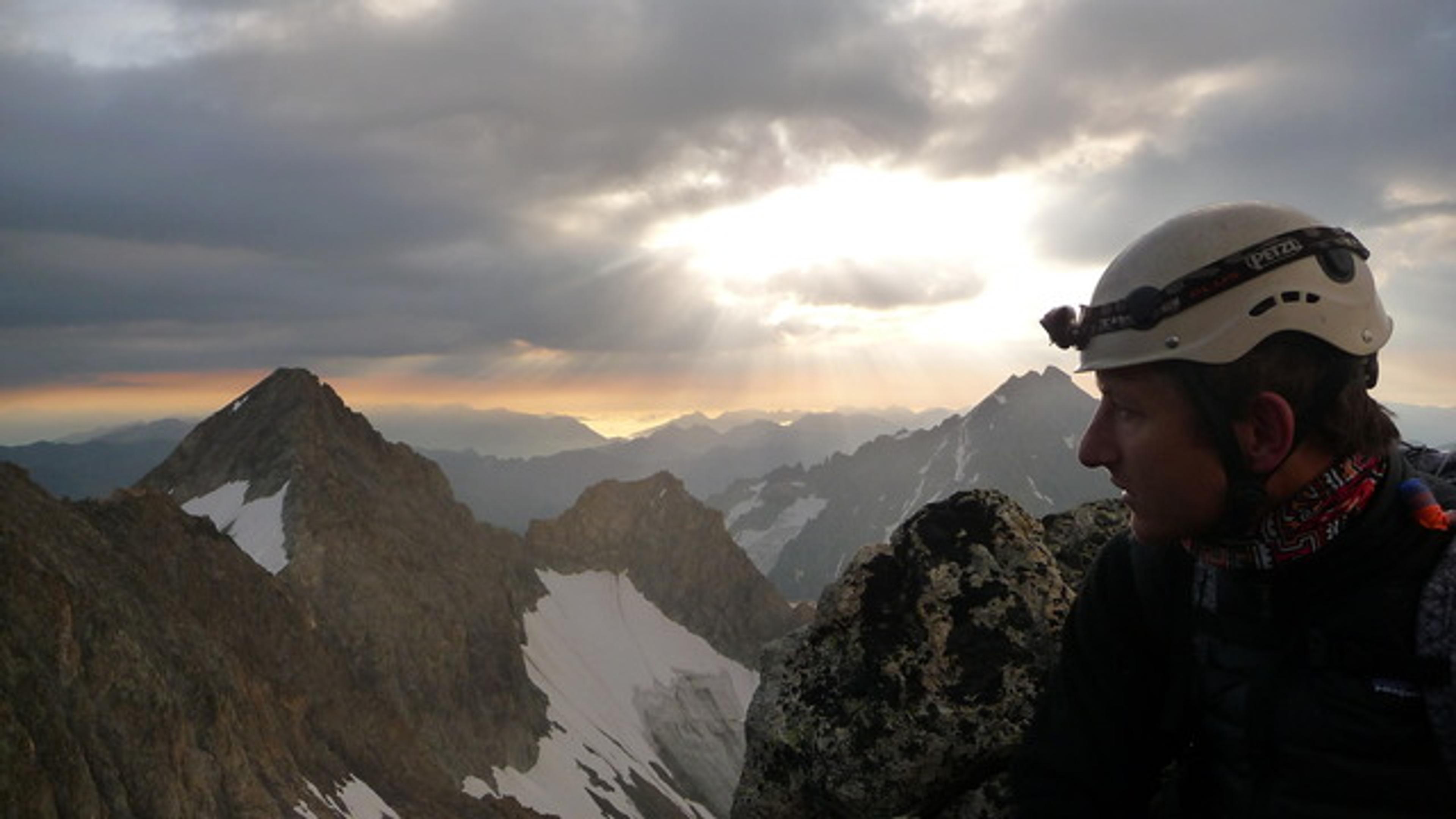 Roche Paillon - Emile Pic - Sur l'arête S de Roche Paillon