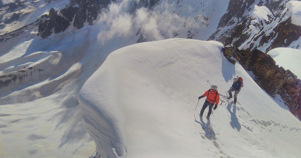 Alpinisme au Dôme des Ecrins