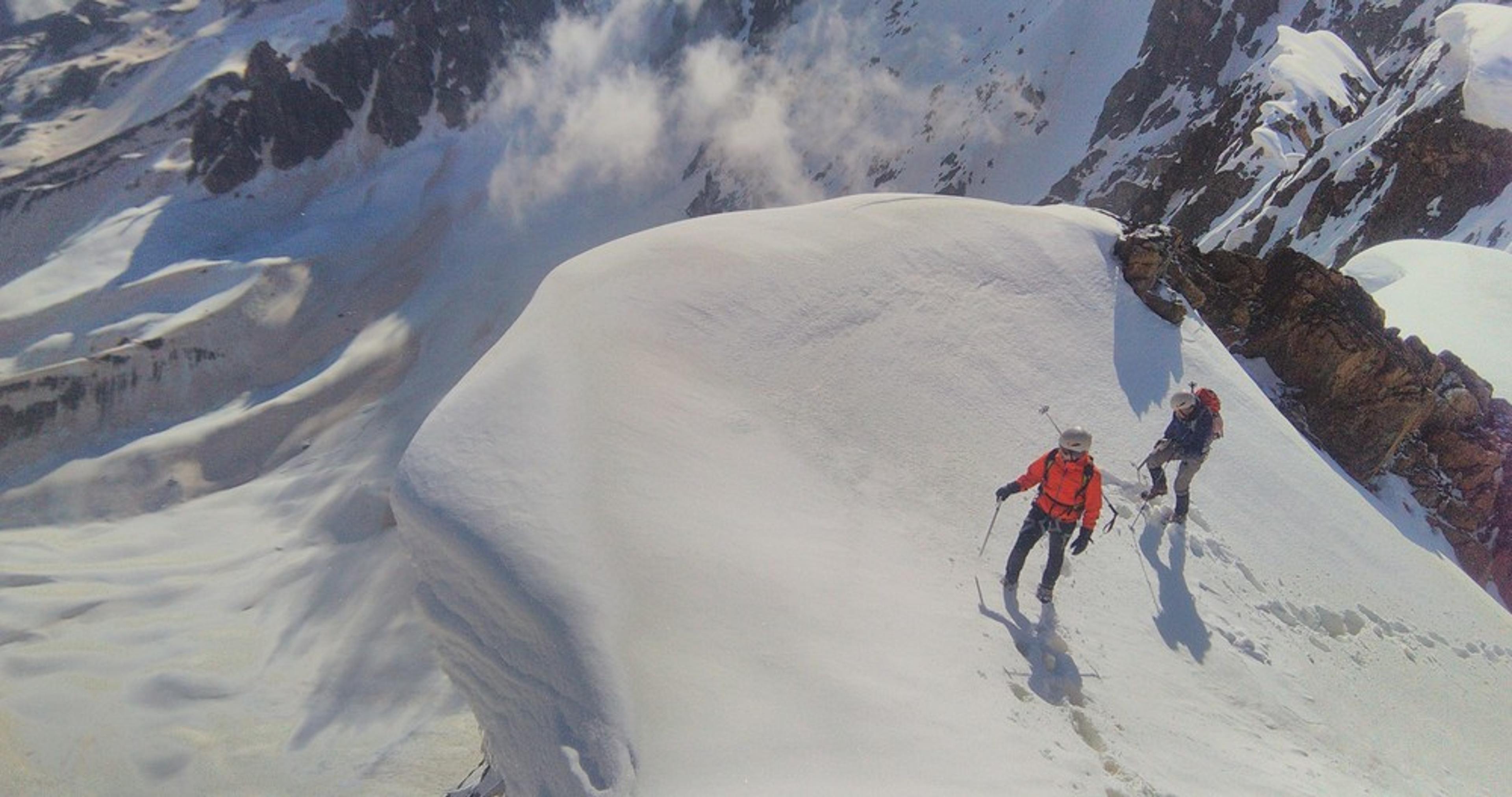 Stage Dôme des Ecrins - Traversée du Pic d'Arsine - Ouh la vilaine corniche!