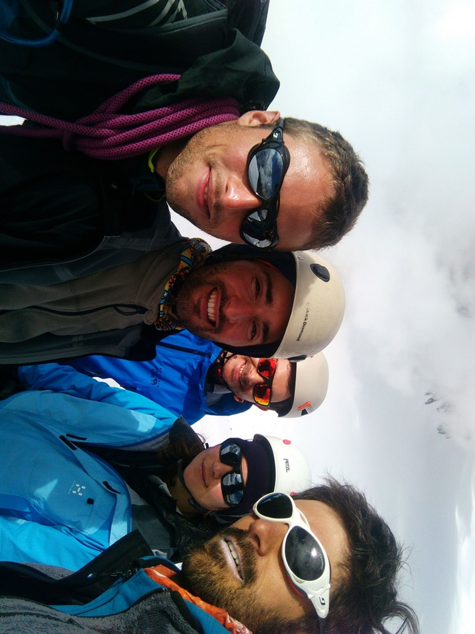 Stage initiation alpinisme - Selfie de groupe